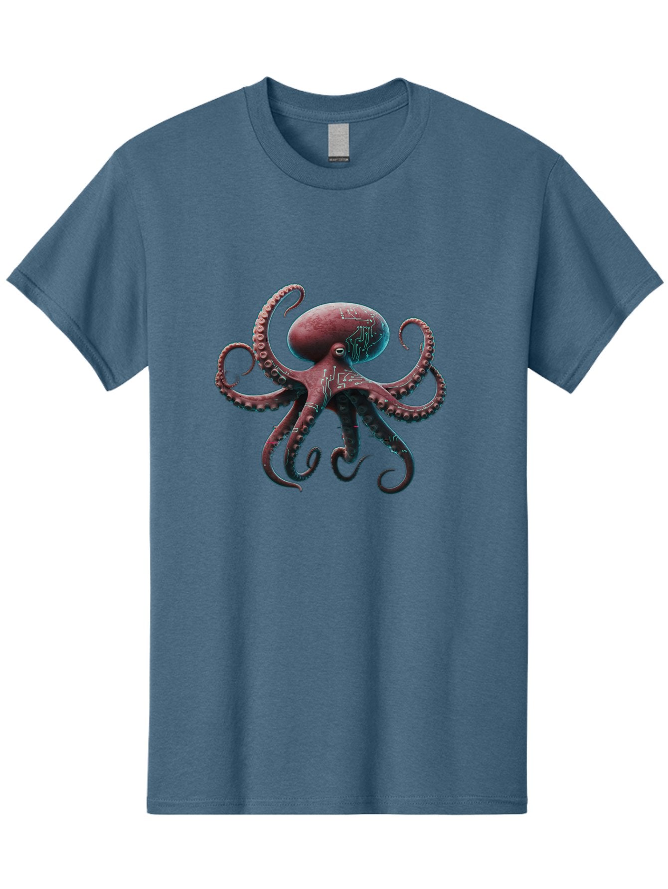 Circuit-Octopus Men'S Graphic Tee, 100% Cotton, Comfortable Casual Summer Wear, Machine Washable, Vintage Camera, Old Camera, Antique Camera, Black Camera, Classic Photography, Photography Equipment, Nostalgic Device, Film Camera, Camera Art Bam040 4