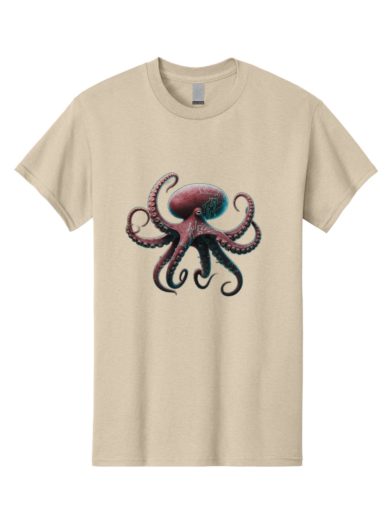 Circuit-Octopus Men'S Graphic Tee, 100% Cotton, Comfortable Casual Summer Wear, Machine Washable, Vintage Camera, Old Camera, Antique Camera, Black Camera, Classic Photography, Photography Equipment, Nostalgic Device, Film Camera, Camera Art Bam040 13