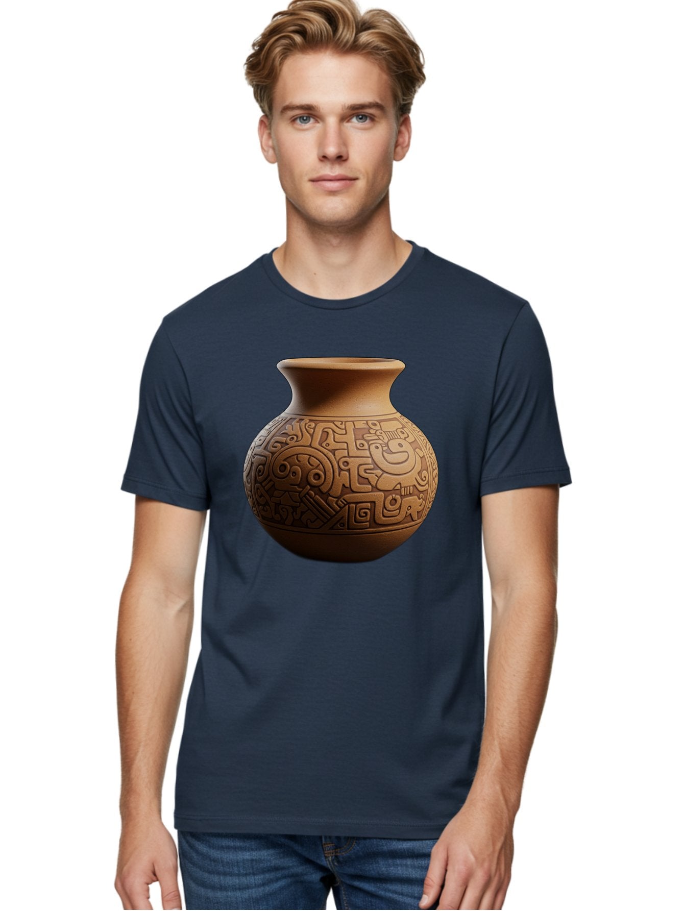 Clay-Pot Men'S Graphic Tee, 100% Cotton, Comfortable Casual Summer Wear, Machine Washable, Vintage Camera, Old Camera, Antique Camera, Black Camera, Classic Photography, Photography Equipment, Nostalgic Device, Film Camera, Camera Art Bam044 16