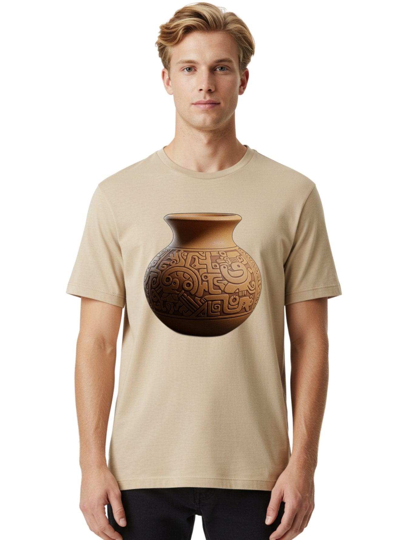 Clay-Pot Men'S Graphic Tee, 100% Cotton, Comfortable Casual Summer Wear, Machine Washable, Vintage Camera, Old Camera, Antique Camera, Black Camera, Classic Photography, Photography Equipment, Nostalgic Device, Film Camera, Camera Art Bam044 22