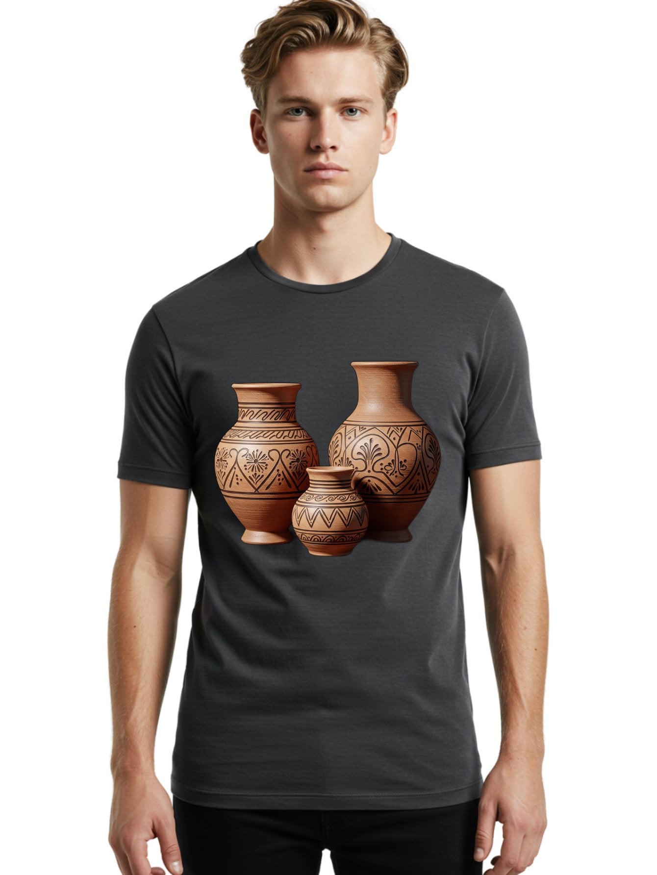 Clay-Pots Men'S Graphic Tee, 100% Cotton, Comfortable Casual Summer Wear, Machine Washable, Vintage Camera, Old Camera, Antique Camera, Black Camera, Classic Photography, Photography Equipment, Nostalgic Device, Film Camera, Camera Art Bam045 29