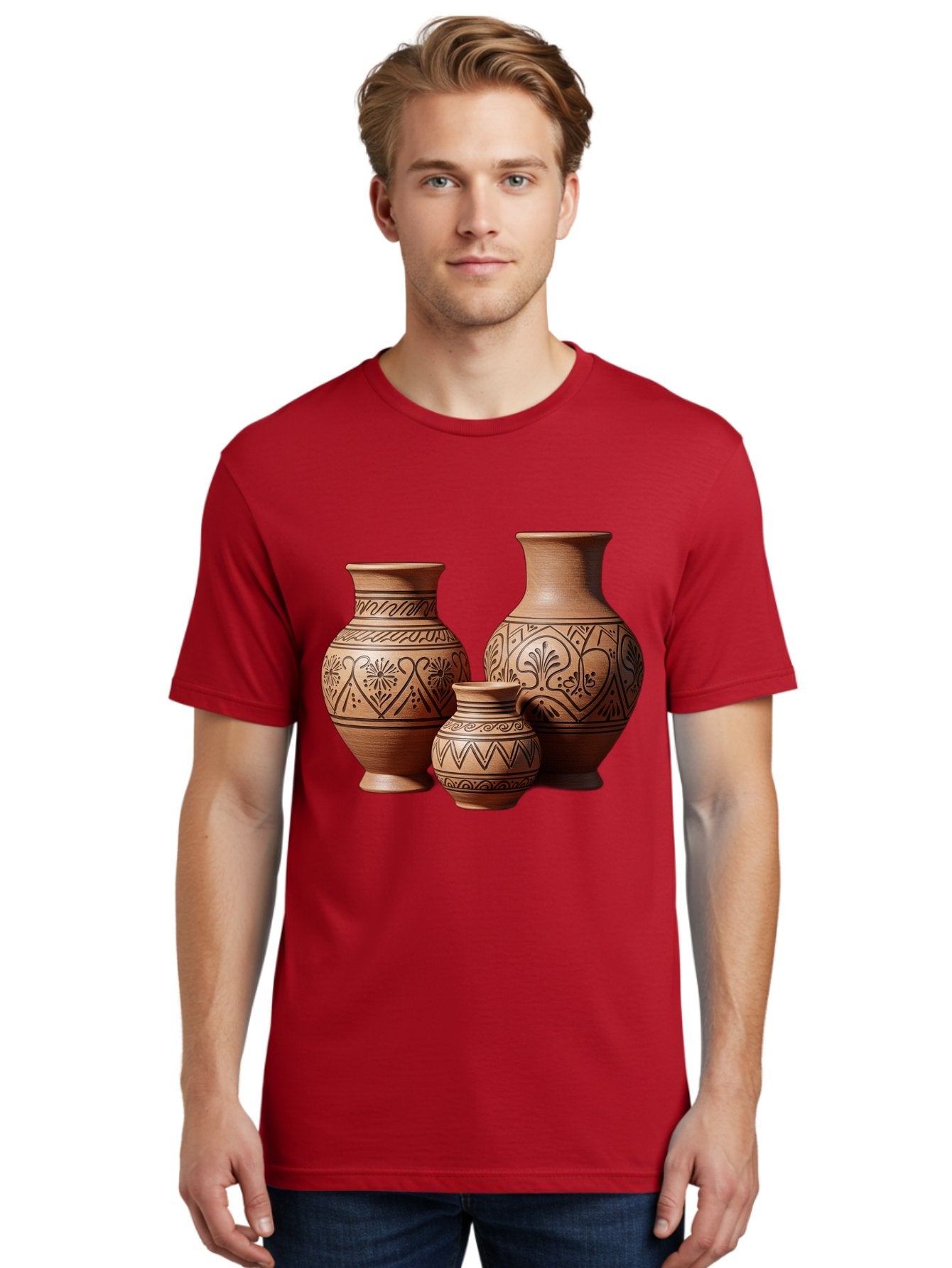 Clay-Pots Men'S Graphic Tee, 100% Cotton, Comfortable Casual Summer Wear, Machine Washable, Vintage Camera, Old Camera, Antique Camera, Black Camera, Classic Photography, Photography Equipment, Nostalgic Device, Film Camera, Camera Art Bam045 25