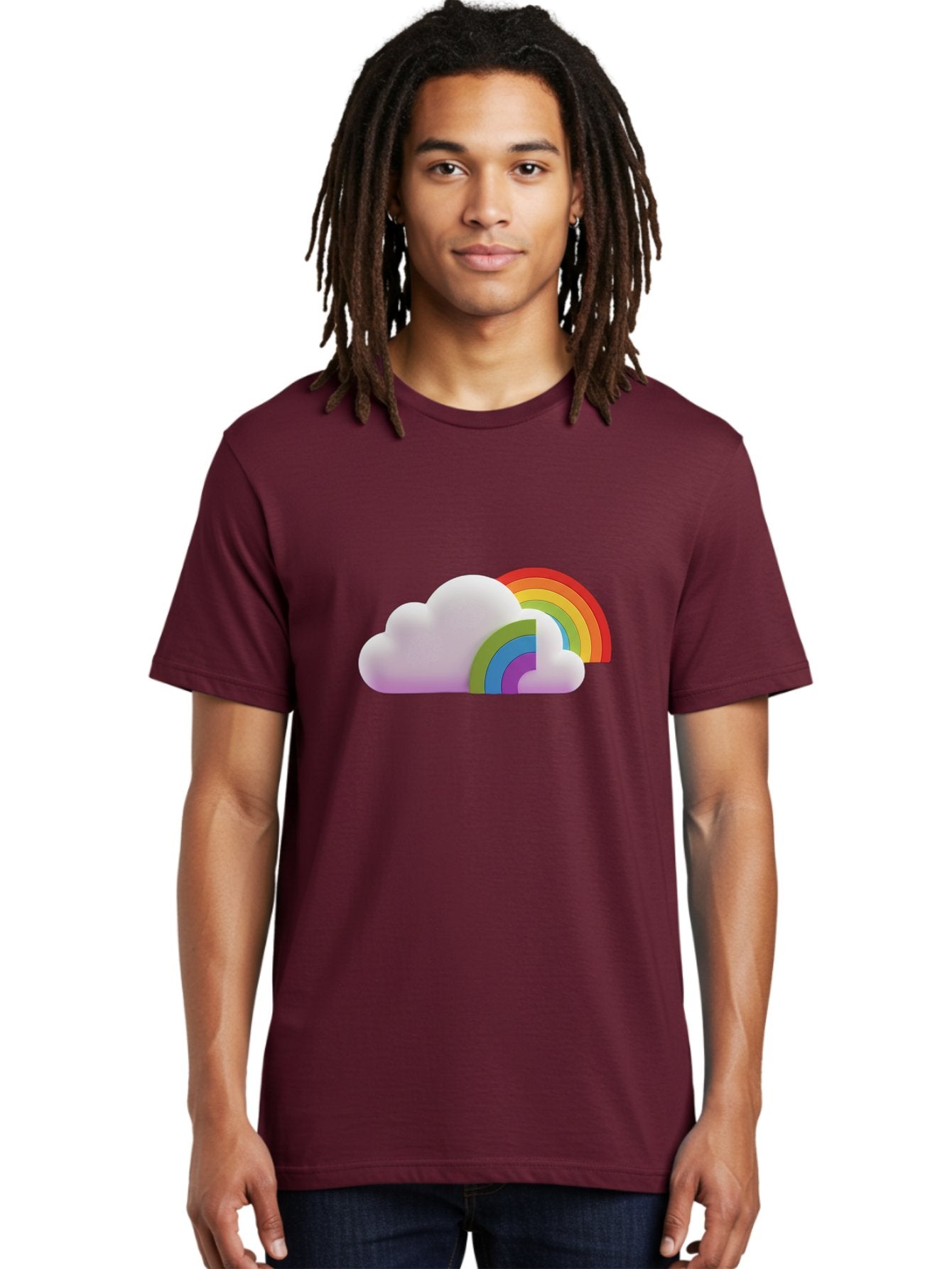 Cloud-And-Rainbow Men'S Graphic Tee, 100% Cotton, Comfortable Casual Summer Wear, Machine Washable, Vintage Camera, Old Camera, Antique Camera, Black Camera, Classic Photography, Photography Equipment, Nostalgic Device, Film Camera, Camera Art Bam046 26