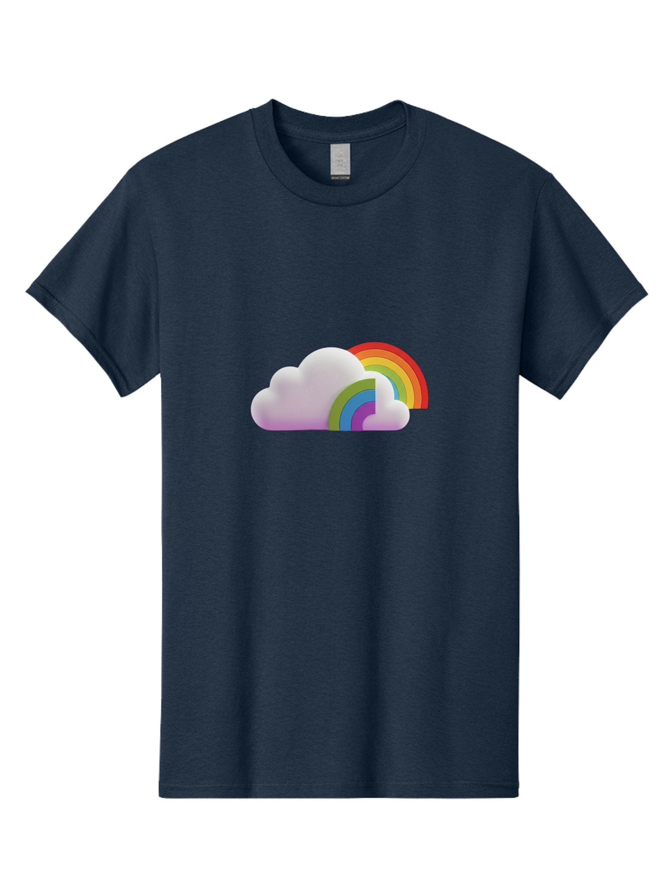 Cloud-And-Rainbow Men'S Graphic Tee, 100% Cotton, Comfortable Casual Summer Wear, Machine Washable, Vintage Camera, Old Camera, Antique Camera, Black Camera, Classic Photography, Photography Equipment, Nostalgic Device, Film Camera, Camera Art Bam046