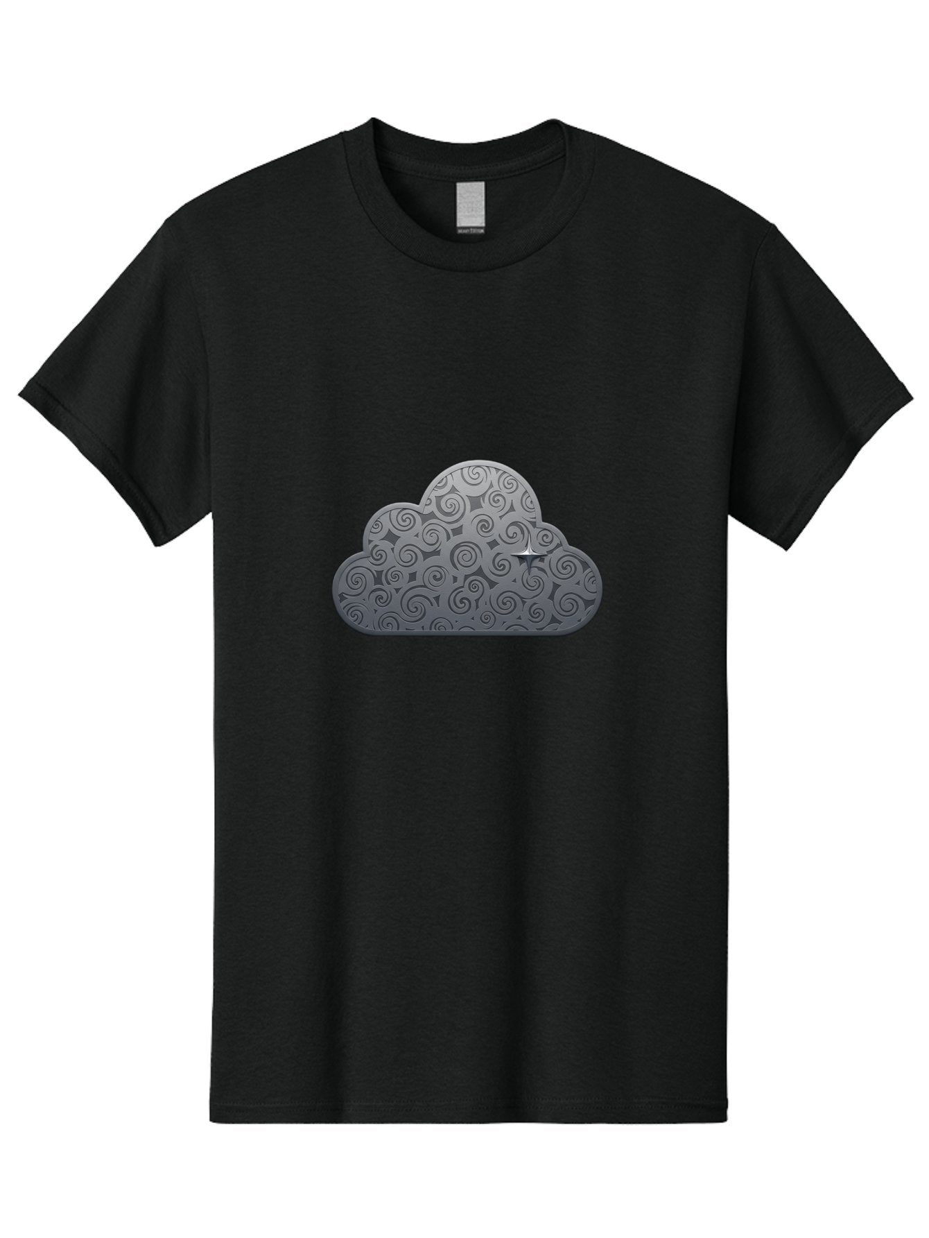 Cloud-Icon-1 Men'S Graphic Tee, 100% Cotton, Comfortable Casual Summer Wear, Machine Washable, Vintage Camera, Old Camera, Antique Camera, Black Camera, Classic Photography, Photography Equipment, Nostalgic Device, Film Camera, Camera Art Bam050 8