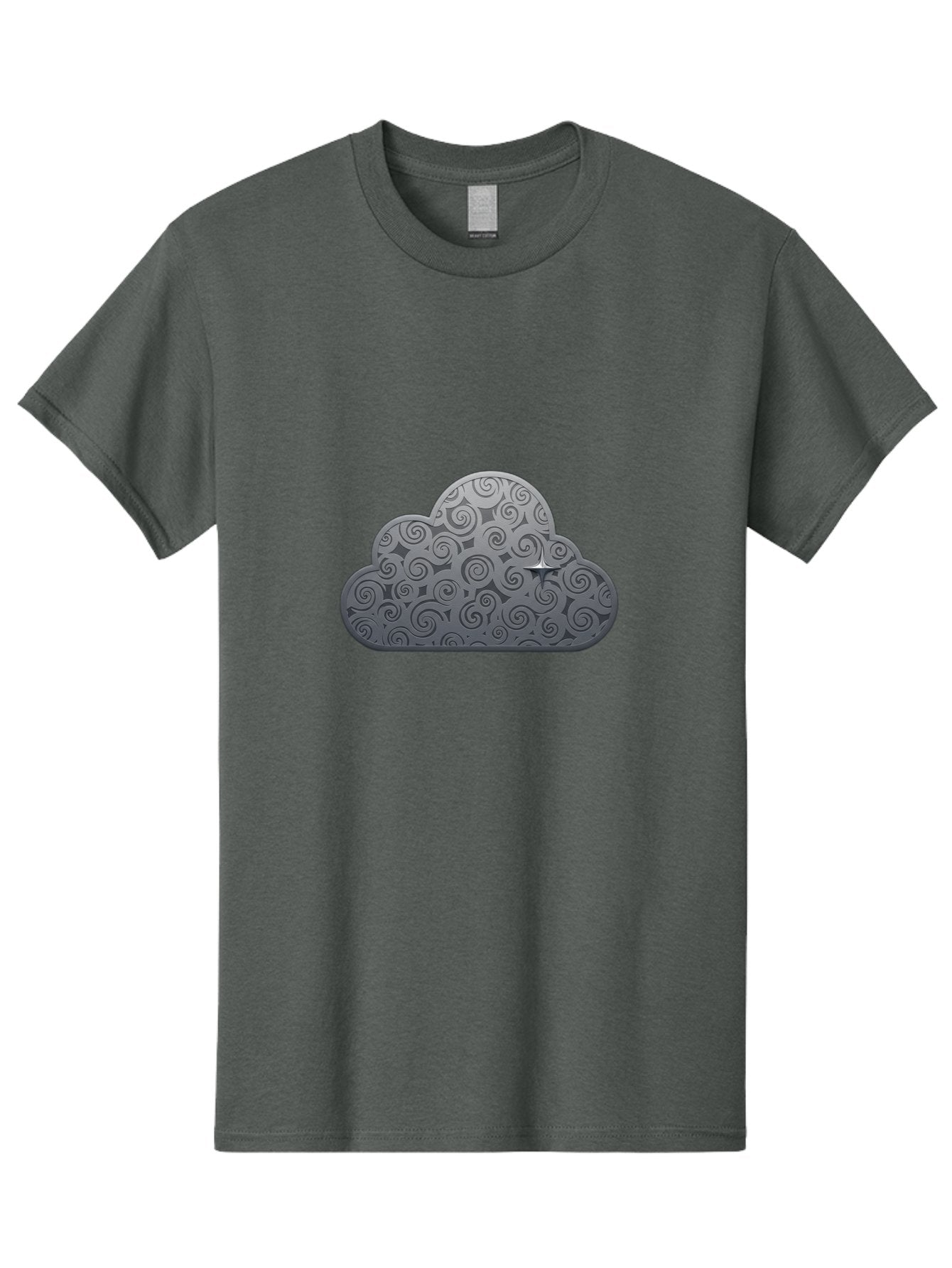 Cloud-Icon-1 Men'S Graphic Tee, 100% Cotton, Comfortable Casual Summer Wear, Machine Washable, Vintage Camera, Old Camera, Antique Camera, Black Camera, Classic Photography, Photography Equipment, Nostalgic Device, Film Camera, Camera Art Bam050 6