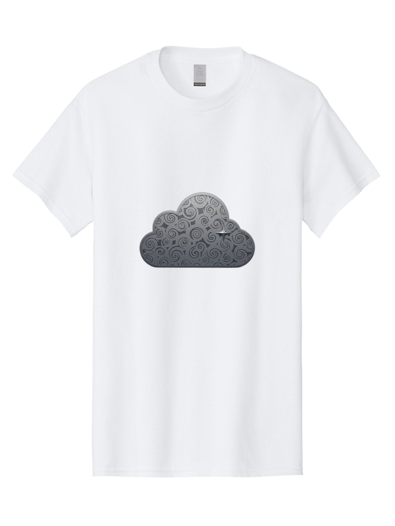 Cloud-Icon-1 Men'S Graphic Tee, 100% Cotton, Comfortable Casual Summer Wear, Machine Washable, Vintage Camera, Old Camera, Antique Camera, Black Camera, Classic Photography, Photography Equipment, Nostalgic Device, Film Camera, Camera Art Bam050 13