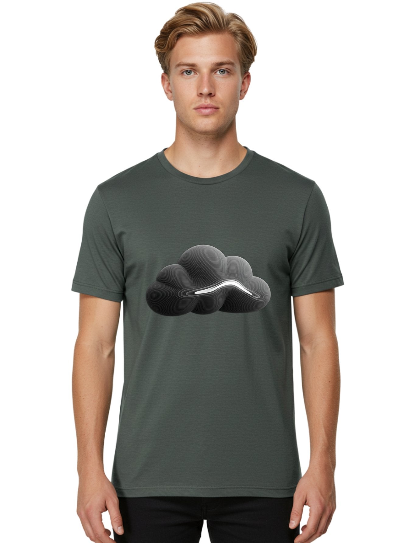 Cloud-Icon Men'S Graphic Tee, 100% Cotton, Comfortable Casual Summer Wear, Machine Washable, Vintage Camera, Old Camera, Antique Camera, Black Camera, Classic Photography, Photography Equipment, Nostalgic Device, Film Camera, Camera Art Bam051 25