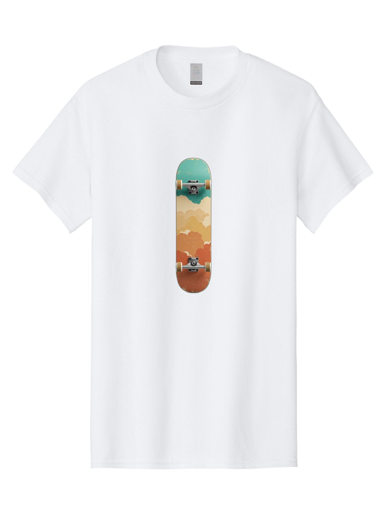 Cloud-Skateboard-2 Men'S Graphic Tee, 100% Cotton, Comfortable Casual Summer Wear, Machine Washable, Vintage Camera, Old Camera, Antique Camera, Black Camera, Classic Photography, Photography Equipment, Nostalgic Device, Film Camera, Bam055 15