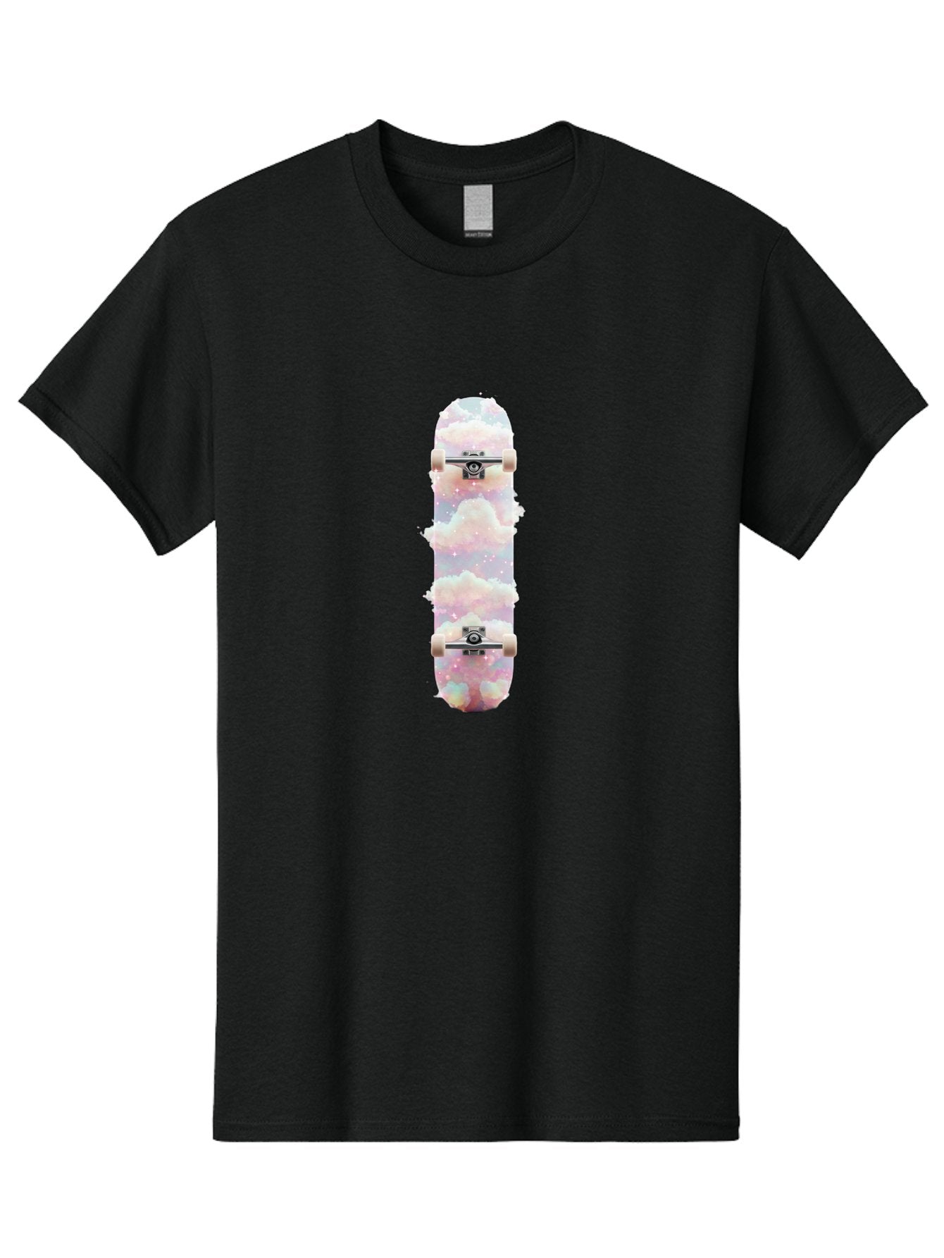 Cloud-Skateboard-3 Men'S Graphic Tee, 100% Cotton, Comfortable Casual Summer Wear, Machine Washable, Vintage Camera, Old Camera, Antique Camera, Black Camera, Classic Photography, Photography Equipment, Nostalgic Device, Film Camera, Bam056 8