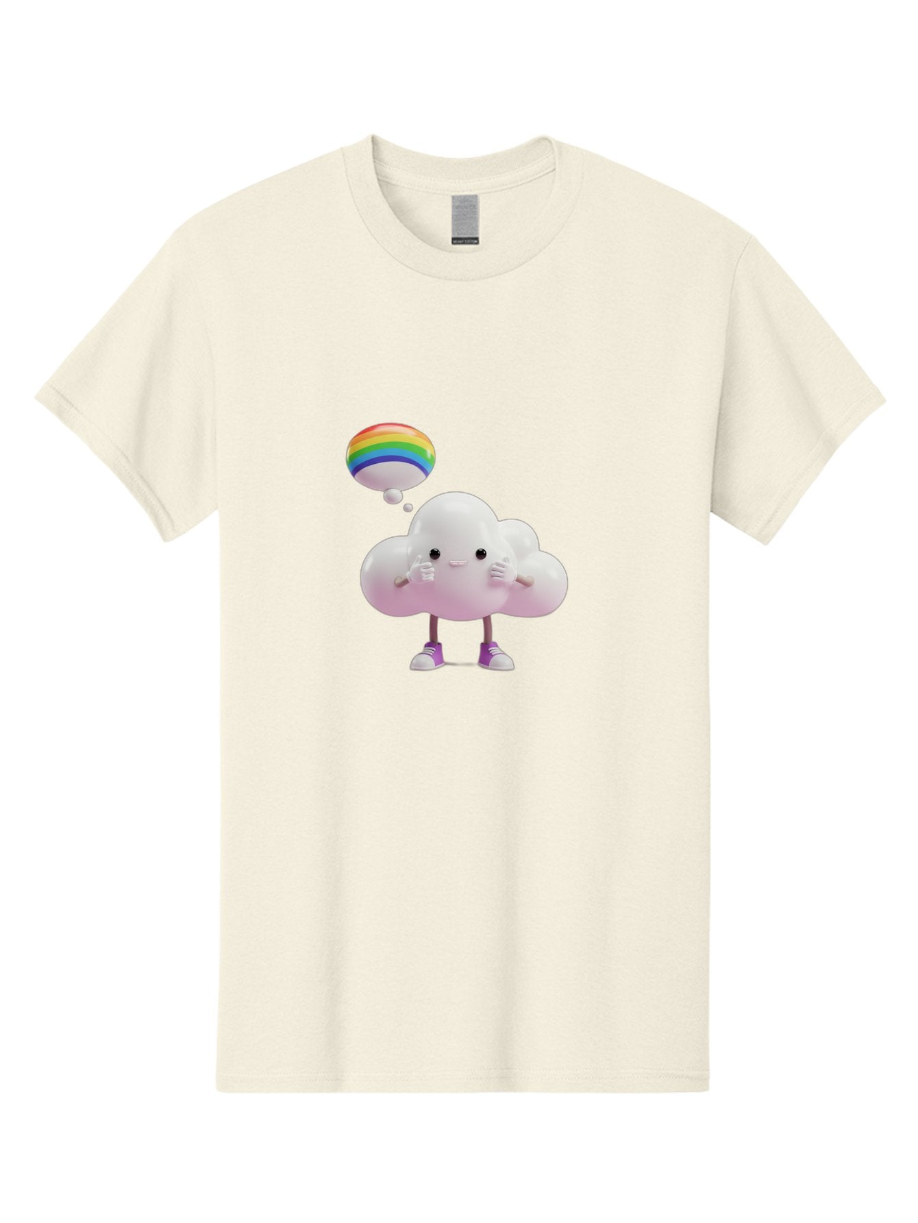 Cloud-With-Rainbow-Thought-Bubble Men'S Graphic Tee, 100% Cotton, Comfortable Casual Summer Wear, Machine Washable, Vintage Camera, Old Camera, Antique Camera, Black Camera, Classic Photography, Photography Equipment, Nostalgic Device, Bam059 12