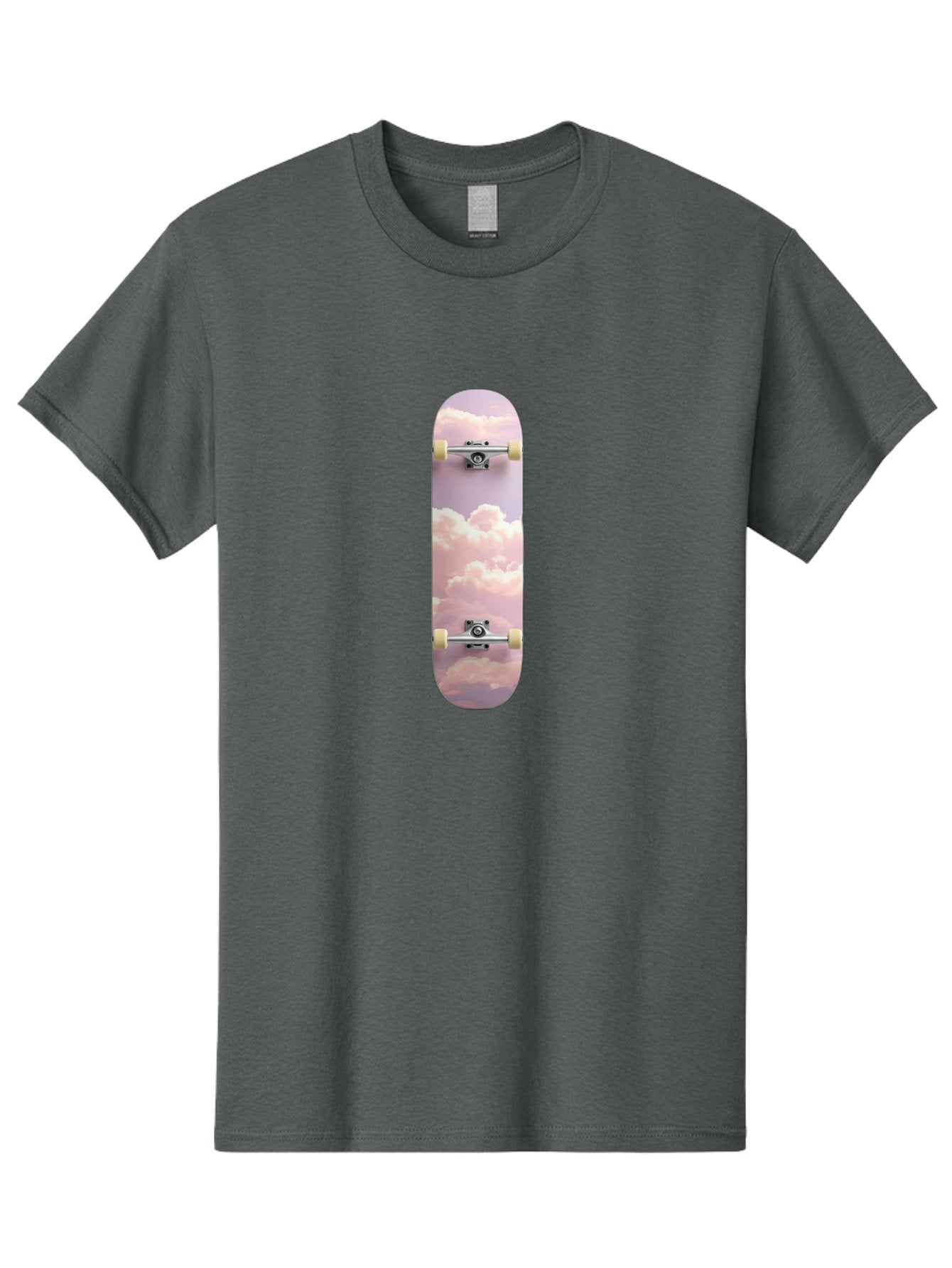 Clouds-Skateboard Men'S Graphic Tee, 100% Cotton, Comfortable Casual Summer Wear, Machine Washable, Vintage Camera, Old Camera, Antique Camera, Black Camera, Classic Photography, Photography Equipment, Nostalgic Device, Film Camera, Camera Art Bam062
