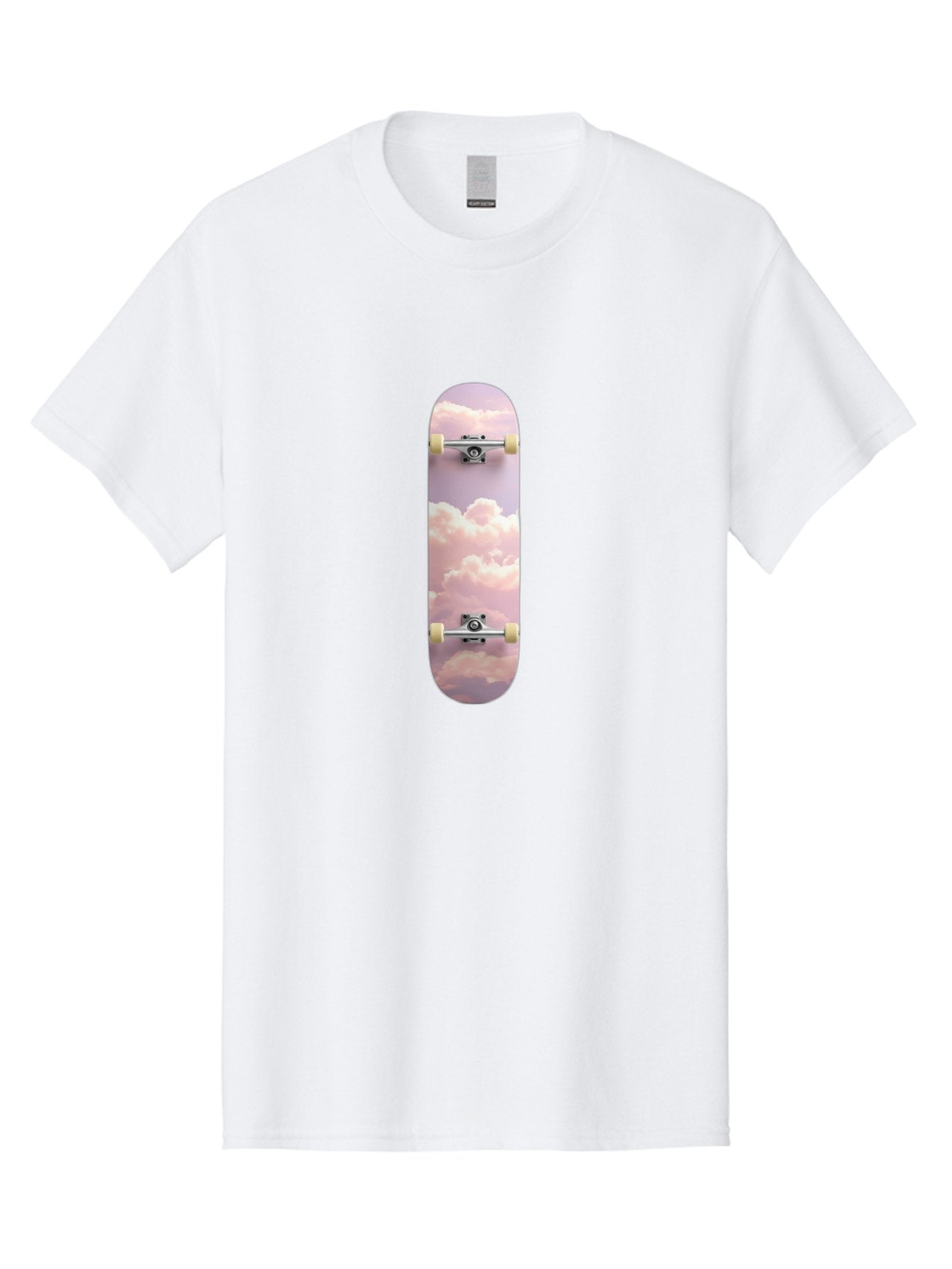 Clouds-Skateboard Men'S Graphic Tee, 100% Cotton, Comfortable Casual Summer Wear, Machine Washable, Vintage Camera, Old Camera, Antique Camera, Black Camera, Classic Photography, Photography Equipment, Nostalgic Device, Film Camera, Camera Art Bam062 4