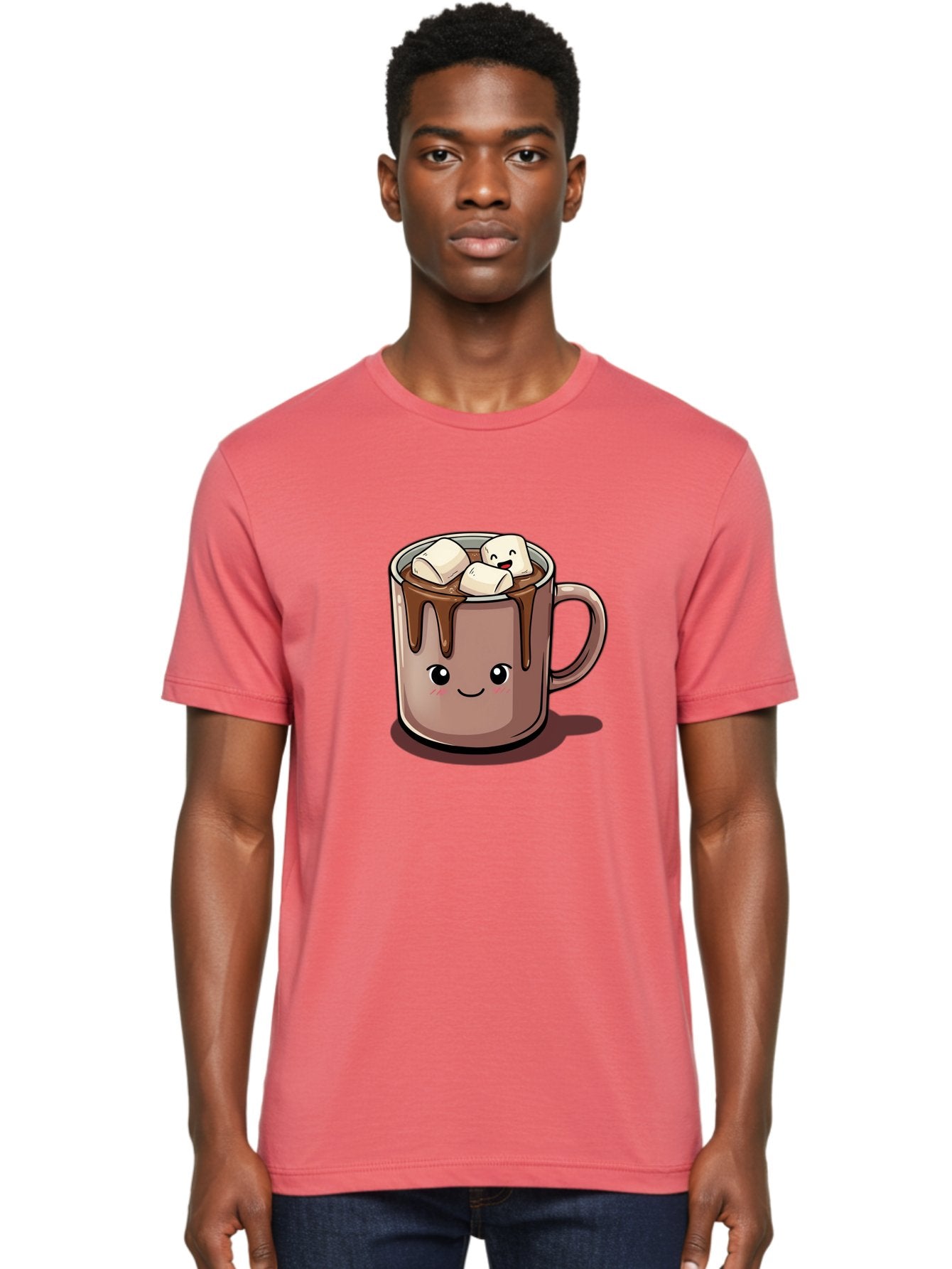 Cocoa-Mug-1 Men'S Graphic Tee, 100% Cotton, Comfortable Casual Summer Wear, Machine Washable, Vintage Camera, Old Camera, Antique Camera, Black Camera, Classic Photography, Photography Equipment, Nostalgic Device, Film Camera, Camera Art Bam067 26