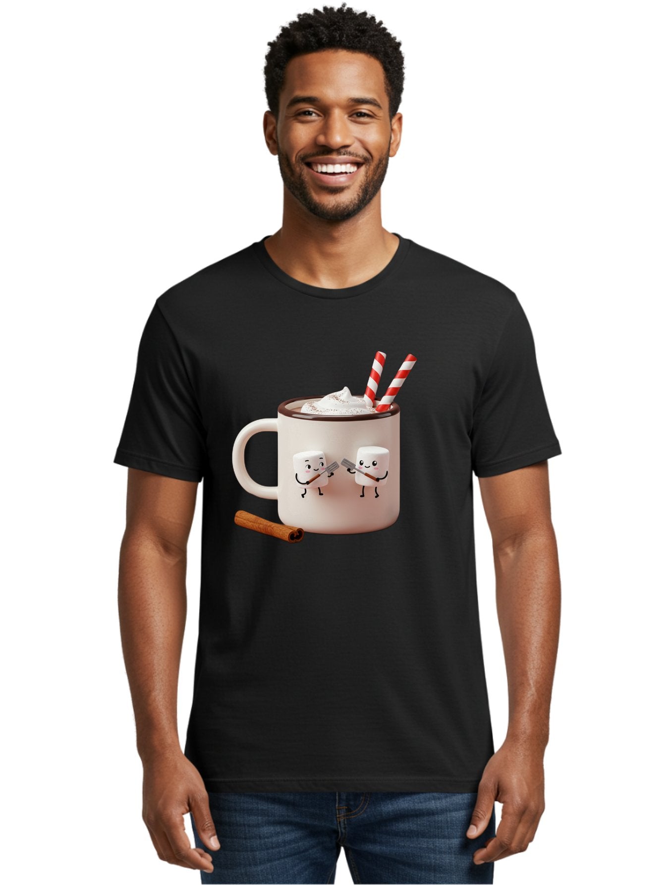 Cocoa-Mug Men'S Graphic Tee, 100% Cotton, Comfortable Casual Summer Wear, Machine Washable, Vintage Camera, Old Camera, Antique Camera, Black Camera, Classic Photography, Photography Equipment, Nostalgic Device, Film Camera, Camera Art Bam068 20