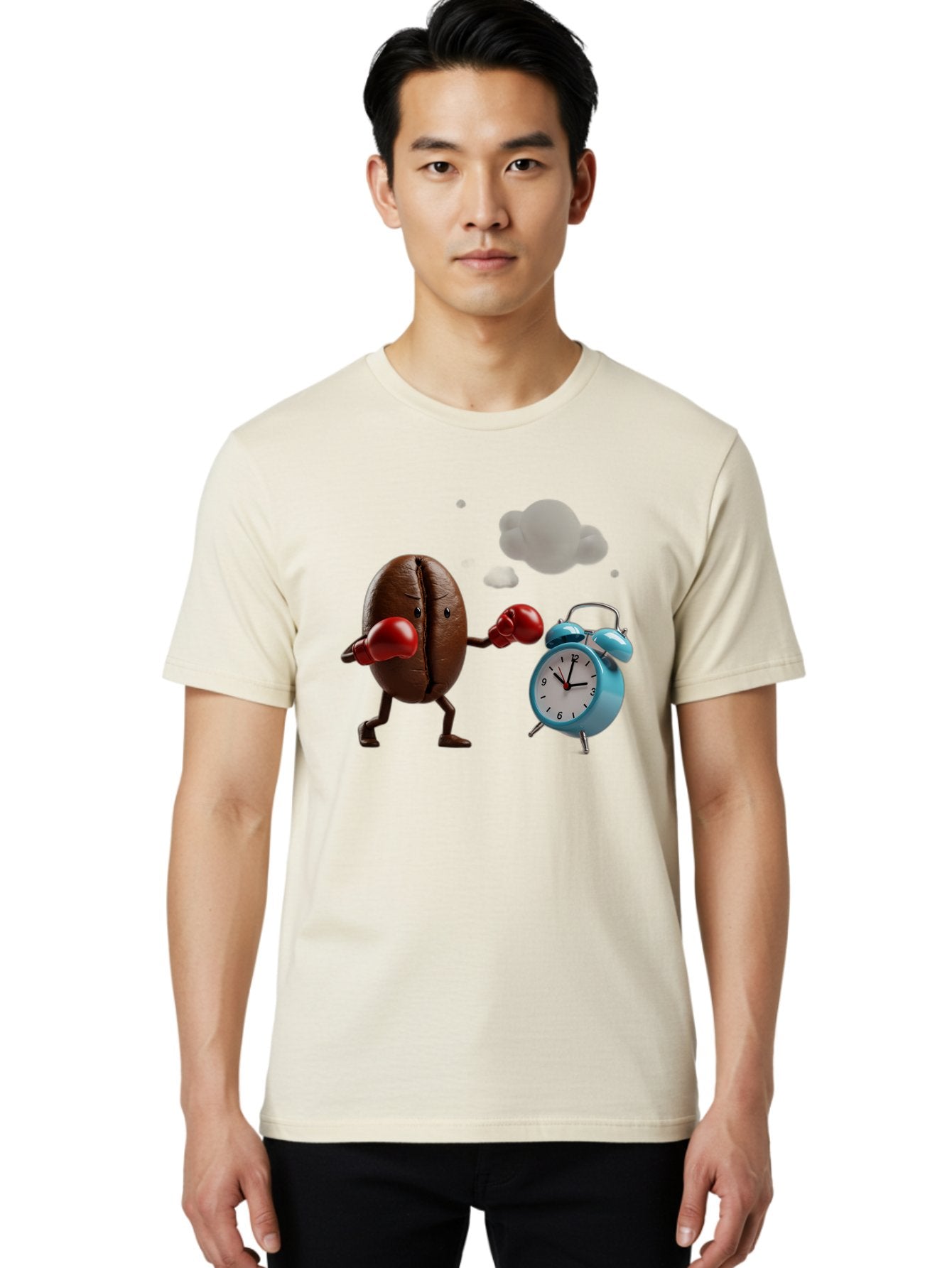 Coffee-Bean-Boxer-1 Men'S Graphic Tee, 100% Cotton, Comfortable Casual Summer Wear, Machine Washable, Vintage Camera, Old Camera, Antique Camera, Black Camera, Classic Photography, Photography Equipment, Nostalgic Device, Film Camera, Bam070 21