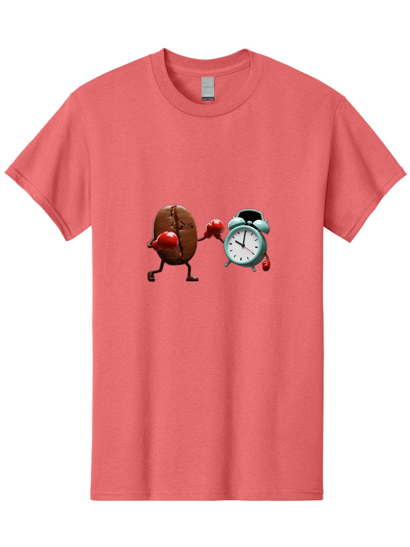 Coffee-Bean-Vs-Alarm-Clock-2 Men'S Graphic Tee, 100% Cotton, Comfortable Casual Summer Wear, Machine Washable, Vintage Camera, Old Camera, Antique Camera, Black Camera, Classic Photography, Photography Equipment, Nostalgic Device, Film Camera, Bam076 13