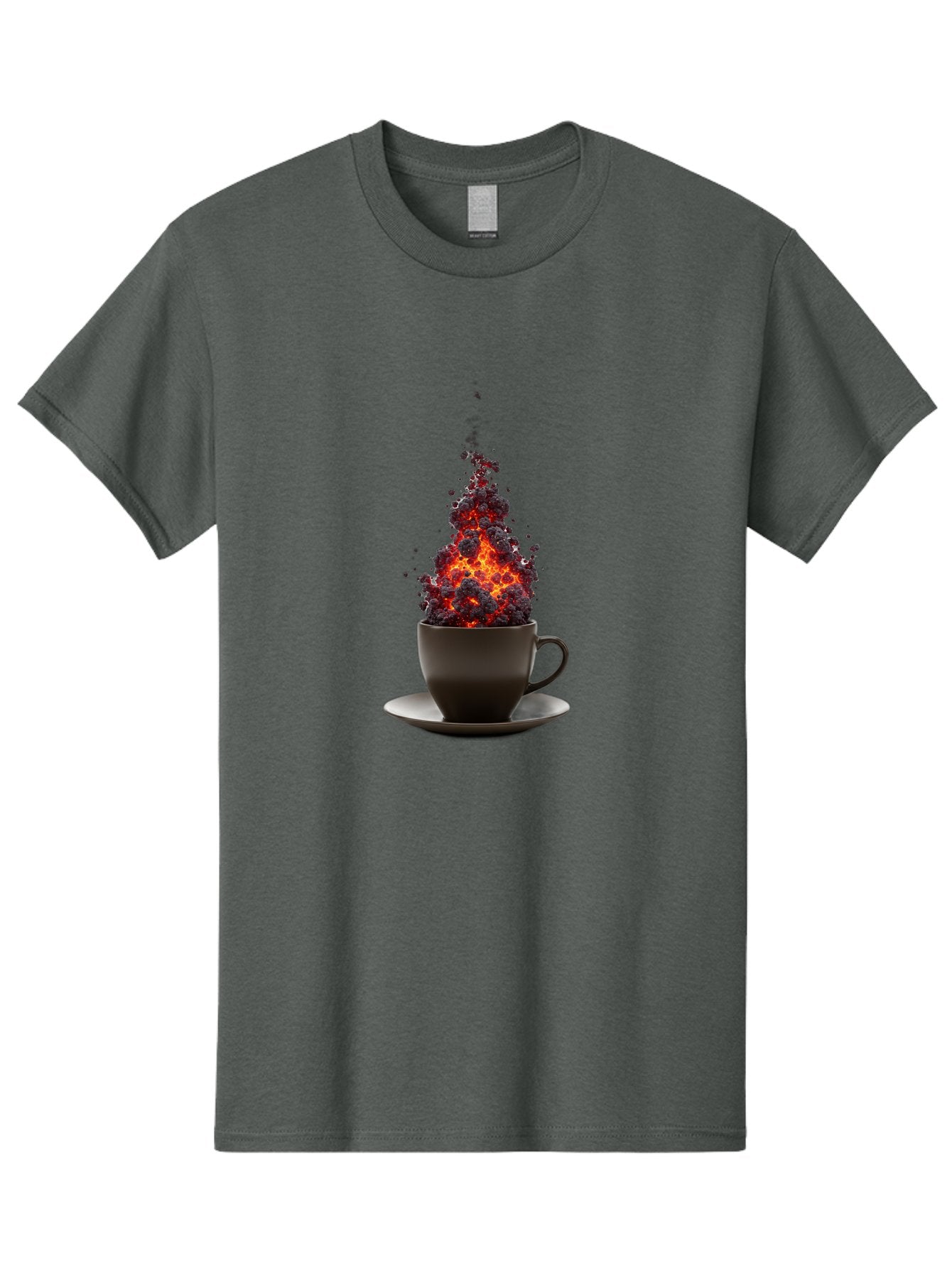Coffee-Cup-Erupting Men'S Graphic Tee, 100% Cotton, Comfortable Casual Summer Wear, Machine Washable, Vintage Camera, Old Camera, Antique Camera, Black Camera, Classic Photography, Photography Equipment, Nostalgic Device, Film Camera, Bam081 4