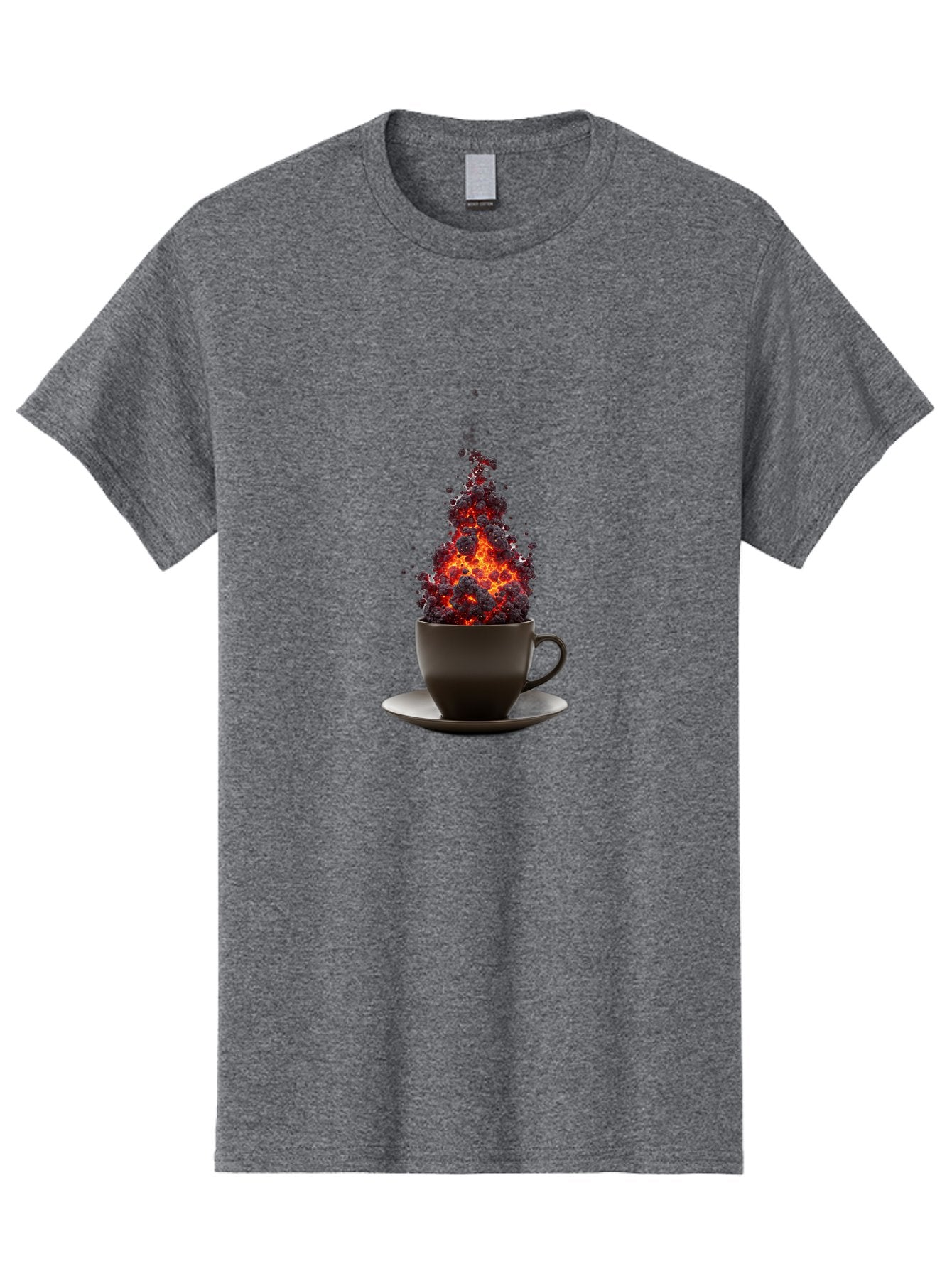 Coffee-Cup-Erupting Men'S Graphic Tee, 100% Cotton, Comfortable Casual Summer Wear, Machine Washable, Vintage Camera, Old Camera, Antique Camera, Black Camera, Classic Photography, Photography Equipment, Nostalgic Device, Film Camera, Bam081 11