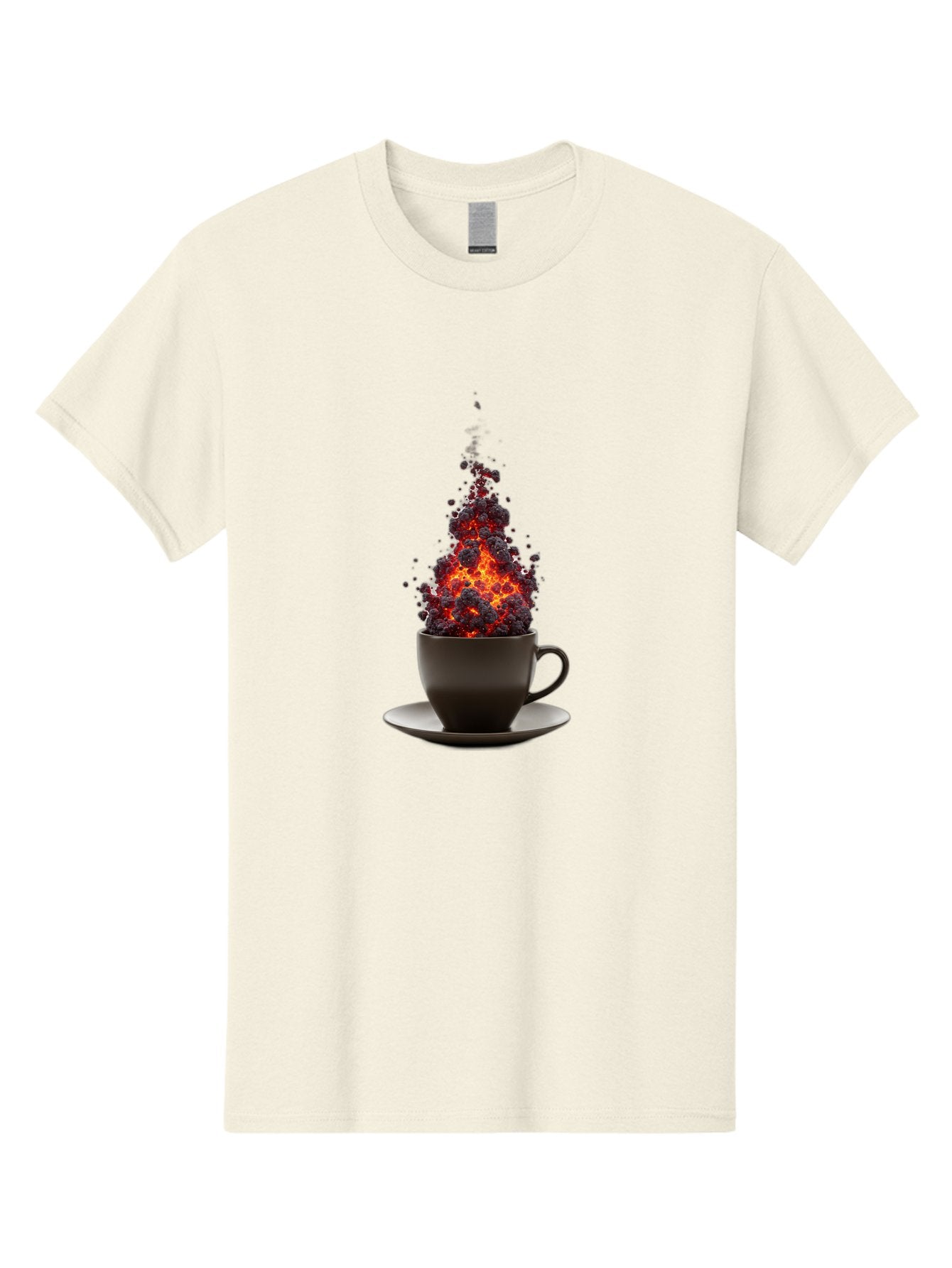Coffee-Cup-Erupting Men'S Graphic Tee, 100% Cotton, Comfortable Casual Summer Wear, Machine Washable, Vintage Camera, Old Camera, Antique Camera, Black Camera, Classic Photography, Photography Equipment, Nostalgic Device, Film Camera, Bam081 15