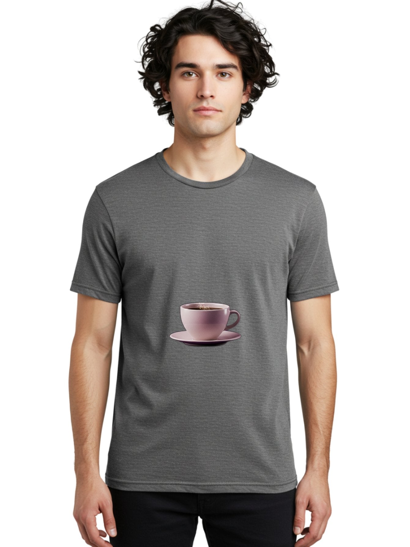 Coffee-Cup Men'S Graphic Tee, 100% Cotton, Comfortable Casual Summer Wear, Machine Washable, Vintage Camera, Old Camera, Antique Camera, Black Camera, Classic Photography, Photography Equipment, Nostalgic Device, Film Camera, Camera Art Bam083 16