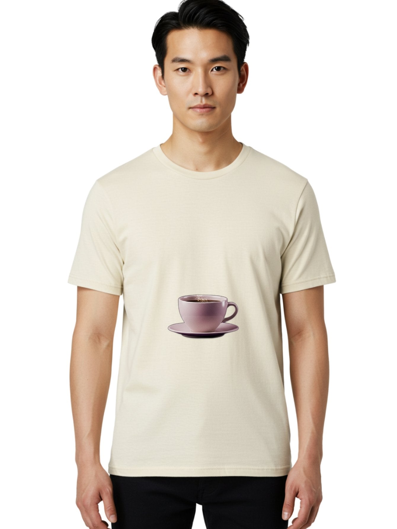 Coffee-Cup Men'S Graphic Tee, 100% Cotton, Comfortable Casual Summer Wear, Machine Washable, Vintage Camera, Old Camera, Antique Camera, Black Camera, Classic Photography, Photography Equipment, Nostalgic Device, Film Camera, Camera Art Bam083 22