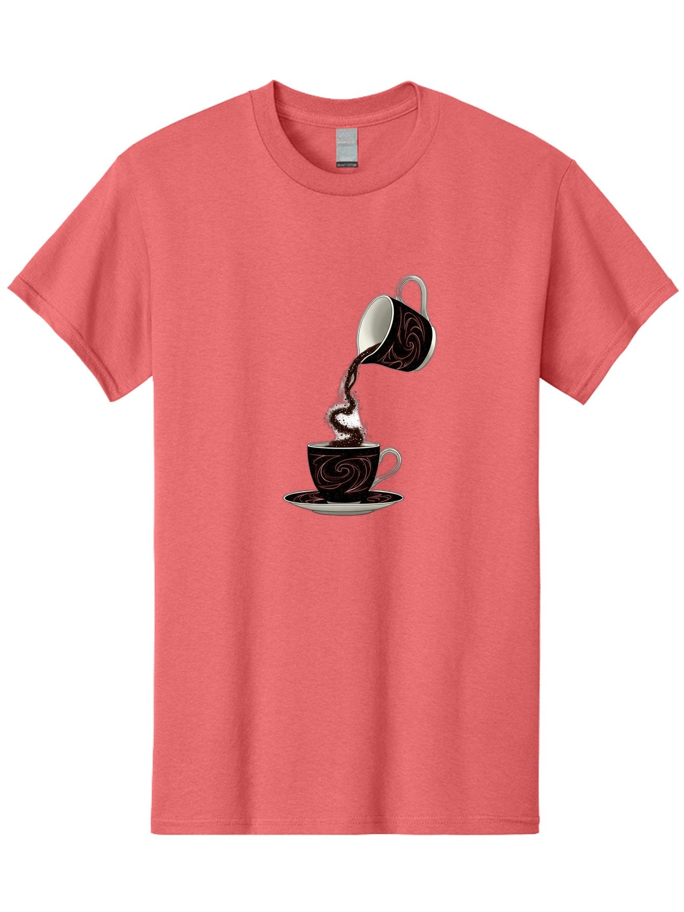 Coffee-Pouring Men'S Graphic Tee, 100% Cotton, Comfortable Casual Summer Wear, Machine Washable, Vintage Camera, Old Camera, Antique Camera, Black Camera, Classic Photography, Photography Equipment, Nostalgic Device, Film Camera, Camera Art Bam084 7