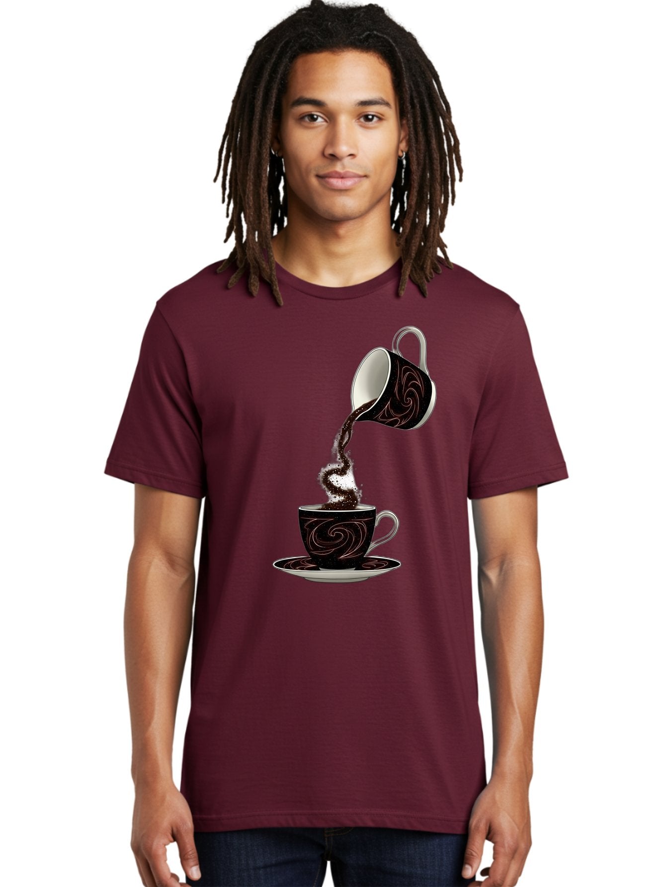 Coffee-Pouring Men'S Graphic Tee, 100% Cotton, Comfortable Casual Summer Wear, Machine Washable, Vintage Camera, Old Camera, Antique Camera, Black Camera, Classic Photography, Photography Equipment, Nostalgic Device, Film Camera, Camera Art Bam084 27