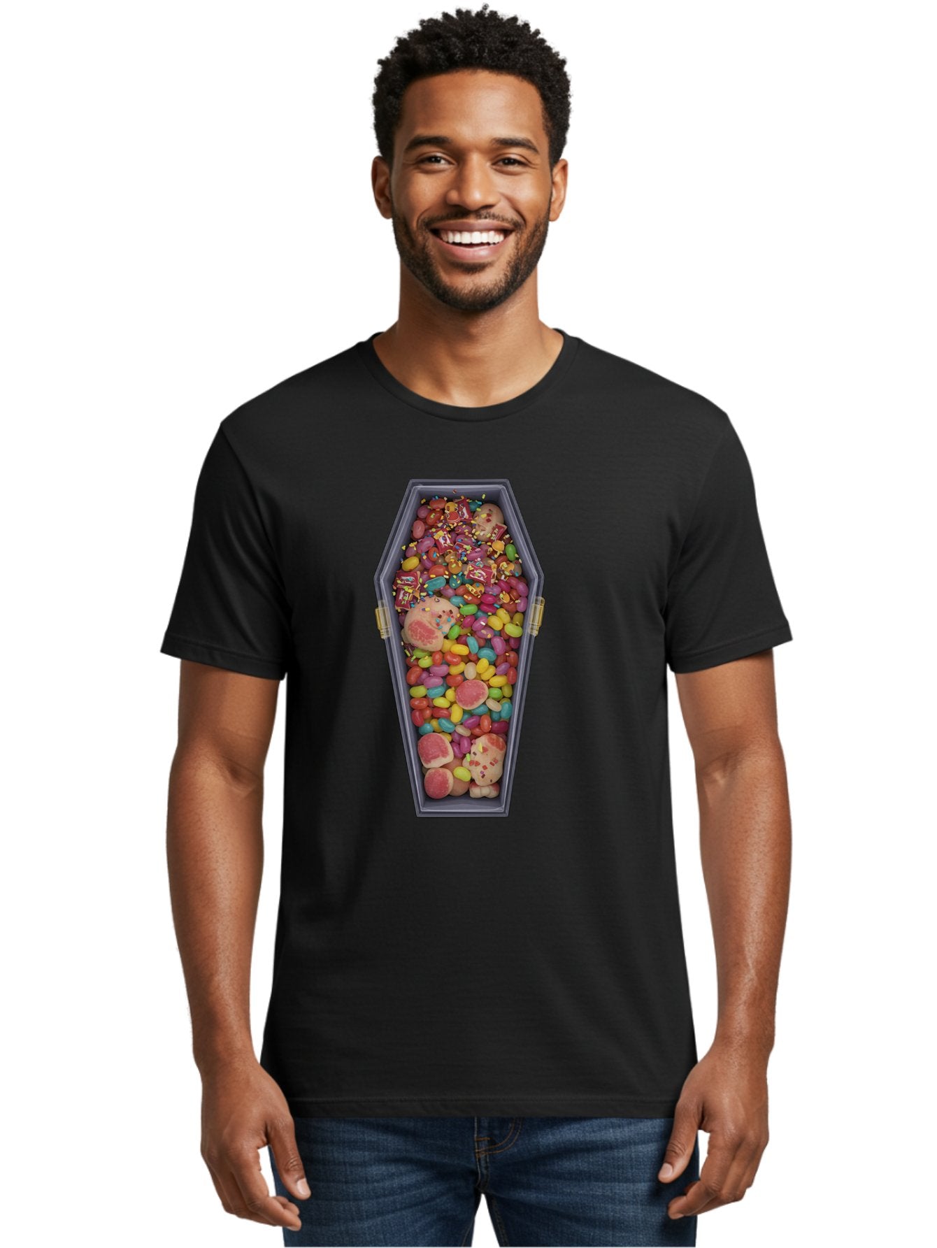 Coffin-Full-Of-Sweets Men'S Graphic Tee, 100% Cotton, Comfortable Casual Summer Wear, Machine Washable, Vintage Camera, Old Camera, Antique Camera, Black Camera, Classic Photography, Photography Equipment, Nostalgic Device, Film Camera, Bam088 23