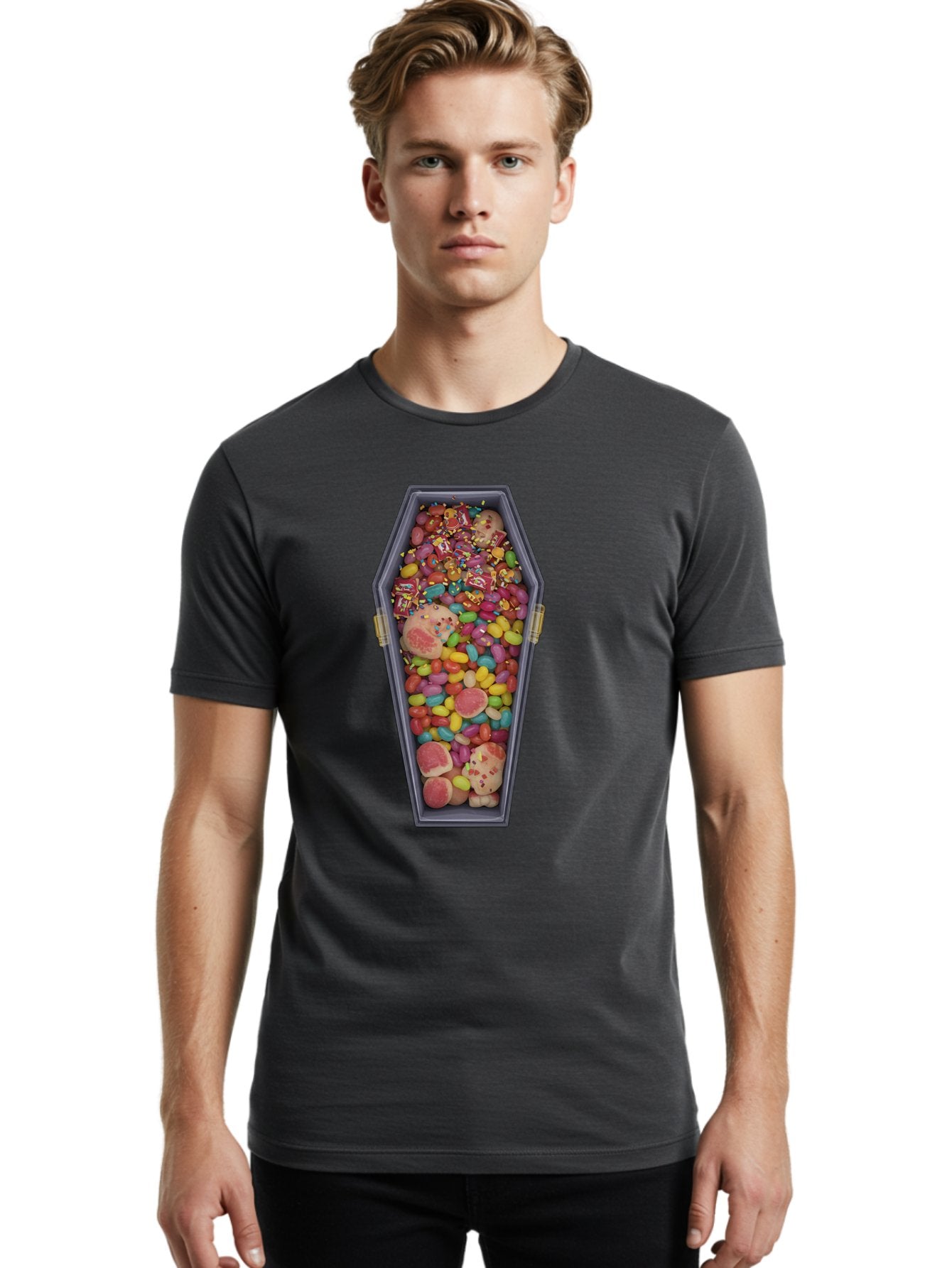 Coffin-Full-Of-Sweets Men'S Graphic Tee, 100% Cotton, Comfortable Casual Summer Wear, Machine Washable, Vintage Camera, Old Camera, Antique Camera, Black Camera, Classic Photography, Photography Equipment, Nostalgic Device, Film Camera, Bam088 27