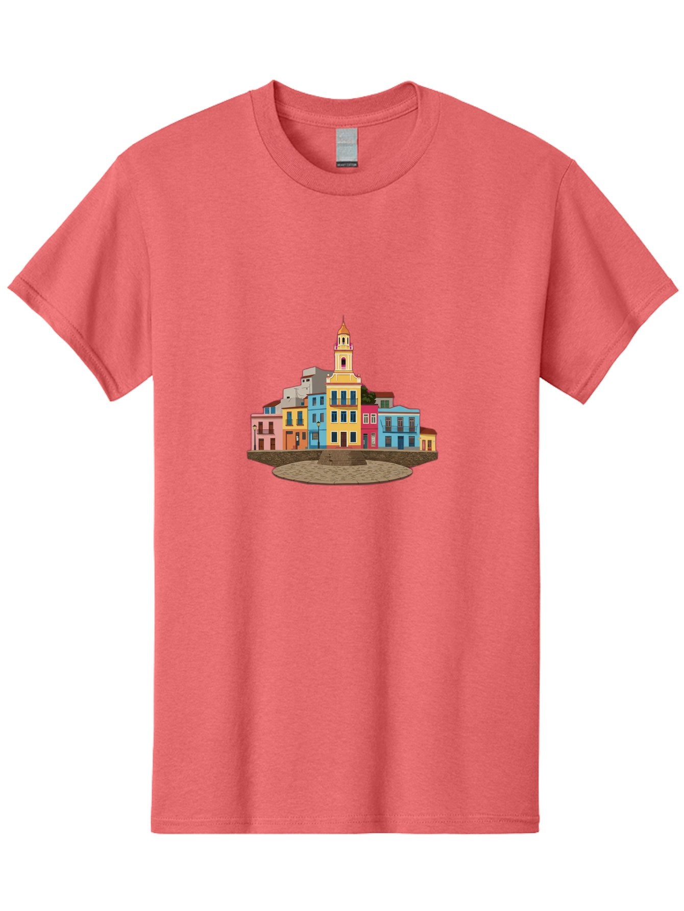 Colorful-Buildings Men'S Graphic Tee, 100% Cotton, Comfortable Casual Summer Wear, Machine Washable, Vintage Camera, Old Camera, Antique Camera, Black Camera, Classic Photography, Photography Equipment, Nostalgic Device, Film Camera, Bam095 5