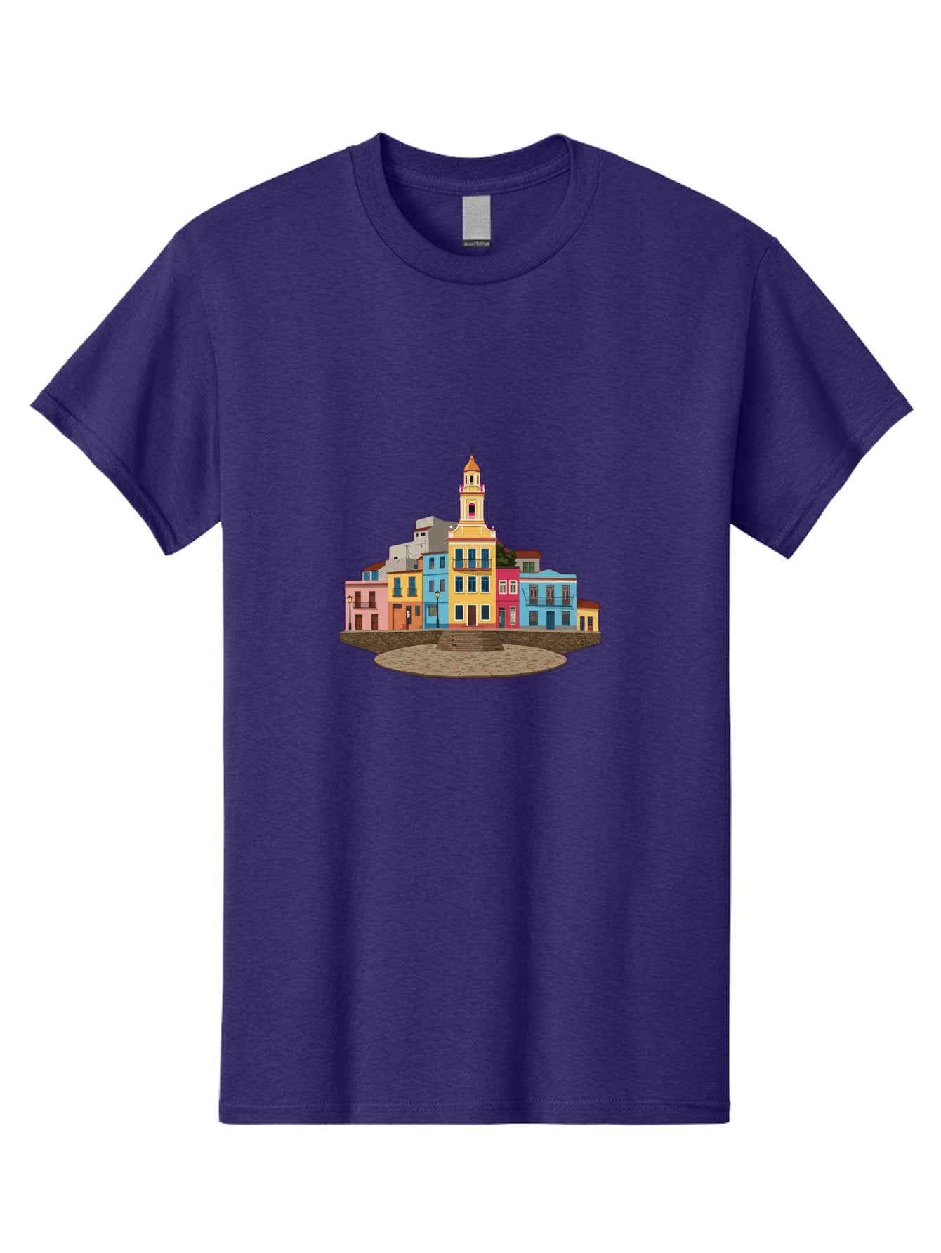 Colorful-Buildings Men'S Graphic Tee, 100% Cotton, Comfortable Casual Summer Wear, Machine Washable, Vintage Camera, Old Camera, Antique Camera, Black Camera, Classic Photography, Photography Equipment, Nostalgic Device, Film Camera, Bam095 8