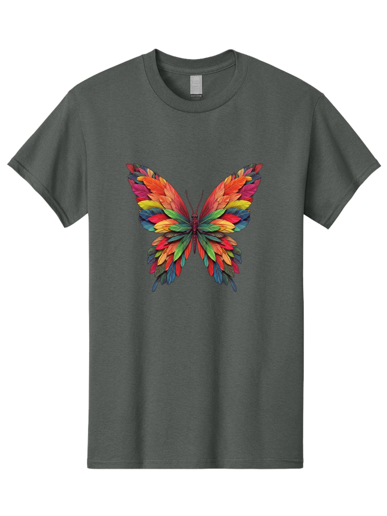 Colorful-Butterfly Men'S Graphic Tee, 100% Cotton, Comfortable Casual Summer Wear, Machine Washable, Vintage Camera, Old Camera, Antique Camera, Black Camera, Classic Photography, Photography Equipment, Nostalgic Device, Film Camera, Bam096 5