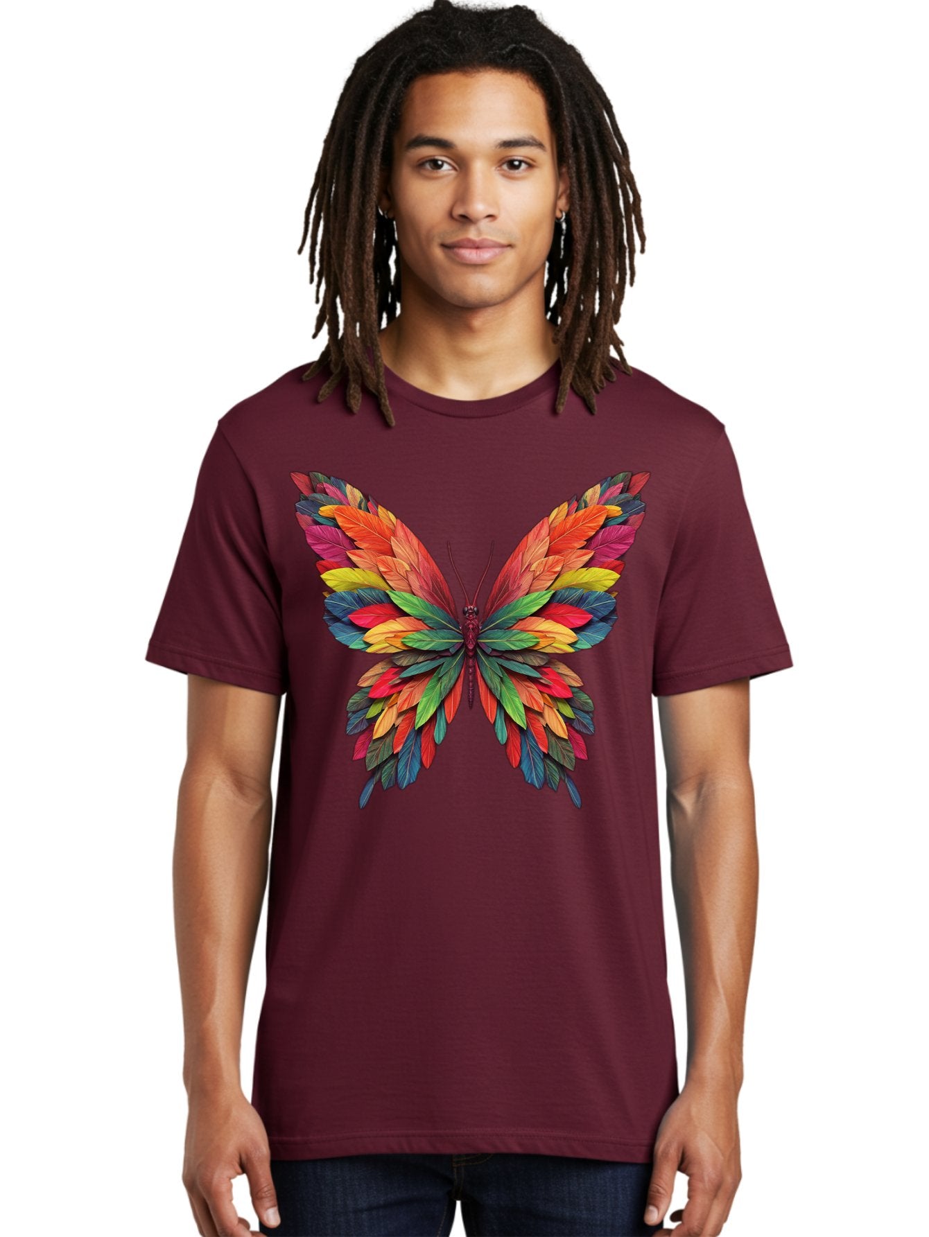 Colorful-Butterfly Men'S Graphic Tee, 100% Cotton, Comfortable Casual Summer Wear, Machine Washable, Vintage Camera, Old Camera, Antique Camera, Black Camera, Classic Photography, Photography Equipment, Nostalgic Device, Film Camera, Bam096 28