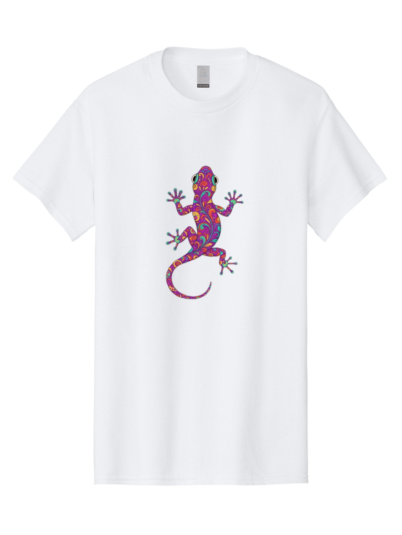 Colorful-Gecko-1 Men'S Graphic Tee, 100% Cotton, Comfortable Casual Summer Wear, Machine Washable, Vintage Camera, Old Camera, Antique Camera, Black Camera, Classic Photography, Photography Equipment, Nostalgic Device, Film Camera, Camera Art Bam098 7