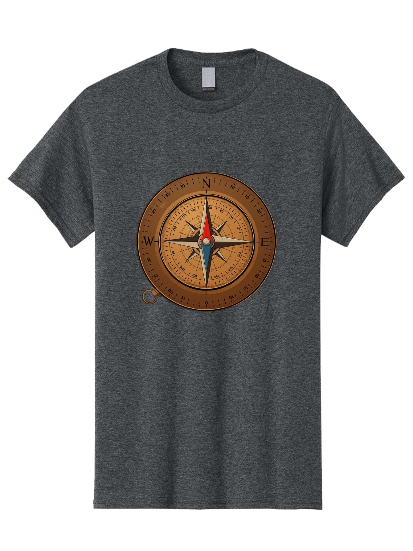 Compass Men'S Graphic Tee, 100% Cotton, Comfortable Casual Summer Wear, Machine Washable, Vintage Camera, Old Camera, Antique Camera, Black Camera, Classic Photography, Photography Equipment, Nostalgic Device, Film Camera, Camera Art Bam102 10