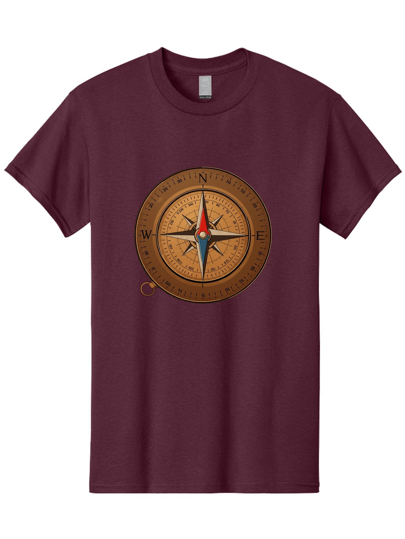 Compass Men'S Graphic Tee, 100% Cotton, Comfortable Casual Summer Wear, Machine Washable, Vintage Camera, Old Camera, Antique Camera, Black Camera, Classic Photography, Photography Equipment, Nostalgic Device, Film Camera, Camera Art Bam102 12