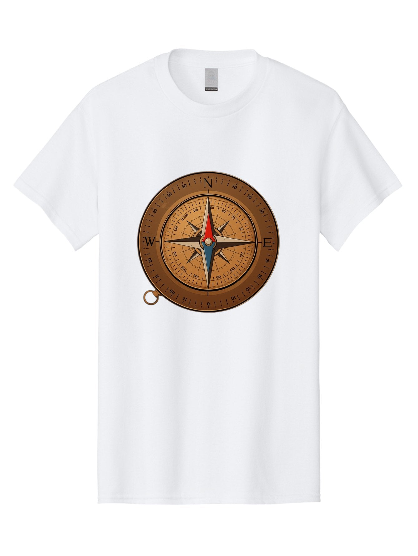 Compass Men'S Graphic Tee, 100% Cotton, Comfortable Casual Summer Wear, Machine Washable, Vintage Camera, Old Camera, Antique Camera, Black Camera, Classic Photography, Photography Equipment, Nostalgic Device, Film Camera, Camera Art Bam102 6