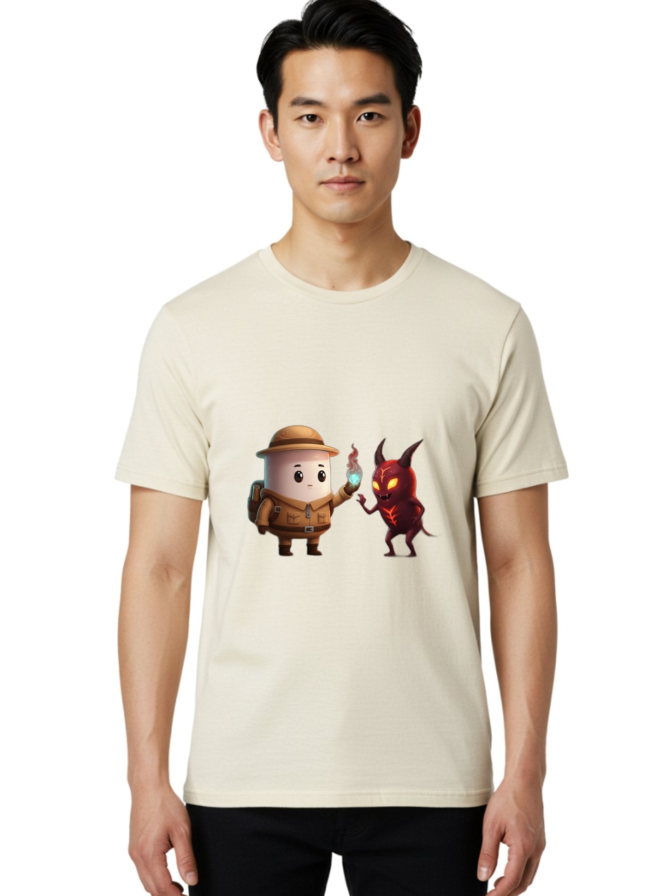 Cookie-Explorer-And-Devil Men'S Graphic Tee, 100% Cotton, Comfortable Casual Summer Wear, Machine Washable, Vintage Camera, Old Camera, Antique Camera, Black Camera, Classic Photography, Photography Equipment, Nostalgic Device, Film Camera, Bam103 29