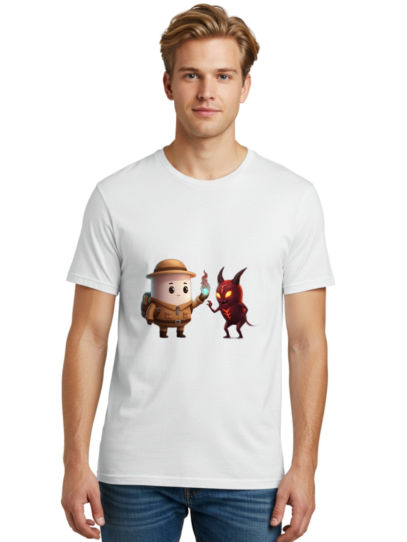 Cookie-Explorer-And-Devil Men'S Graphic Tee, 100% Cotton, Comfortable Casual Summer Wear, Machine Washable, Vintage Camera, Old Camera, Antique Camera, Black Camera, Classic Photography, Photography Equipment, Nostalgic Device, Film Camera, Bam103 25