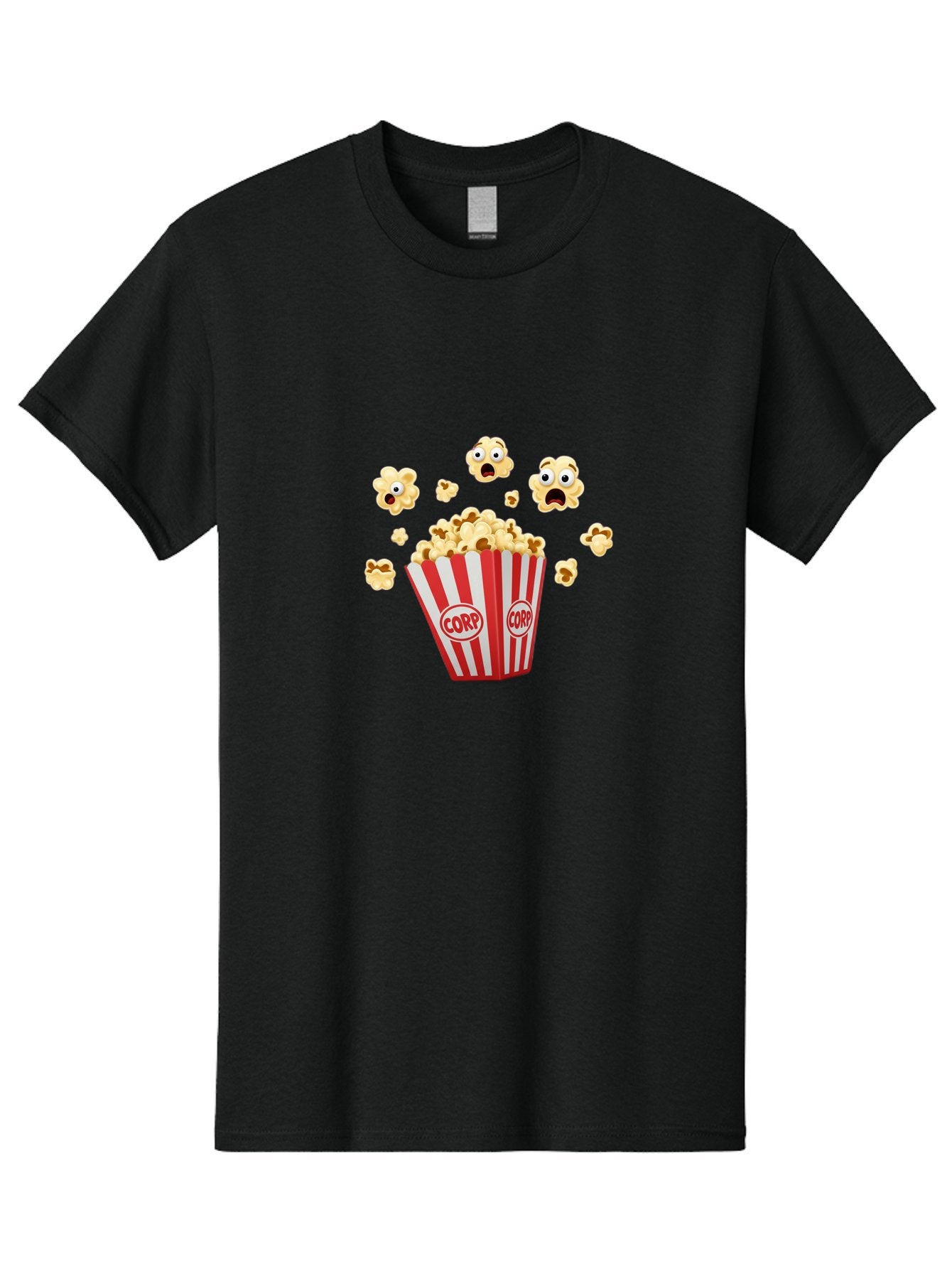 Corp-Popcorn Men'S Graphic Tee, 100% Cotton, Comfortable Casual Summer Wear, Machine Washable, Vintage Camera, Old Camera, Antique Camera, Black Camera, Classic Photography, Photography Equipment, Nostalgic Device, Film Camera, Camera Art Bam111 12