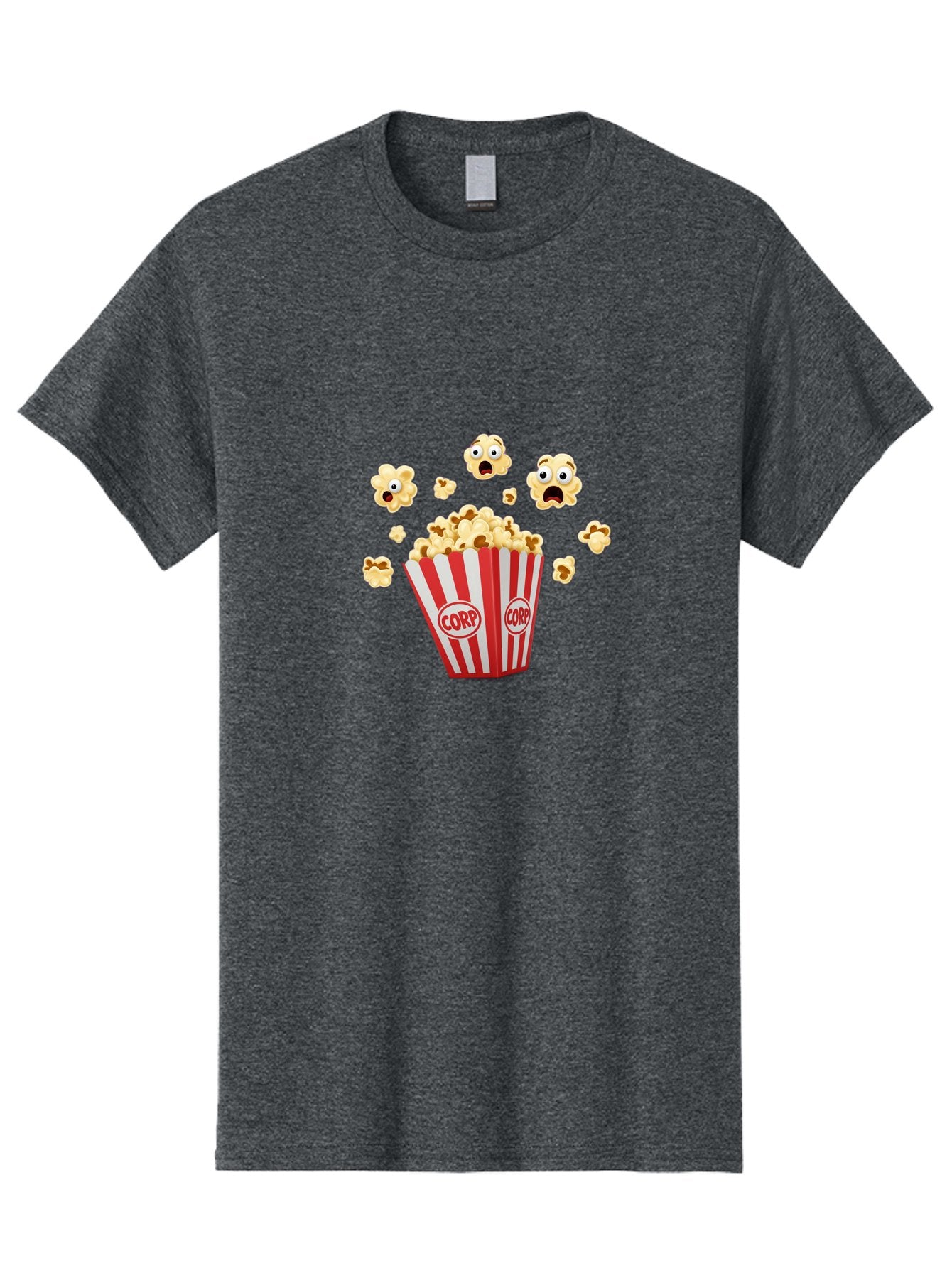 Corp-Popcorn Men'S Graphic Tee, 100% Cotton, Comfortable Casual Summer Wear, Machine Washable, Vintage Camera, Old Camera, Antique Camera, Black Camera, Classic Photography, Photography Equipment, Nostalgic Device, Film Camera, Camera Art Bam111 5