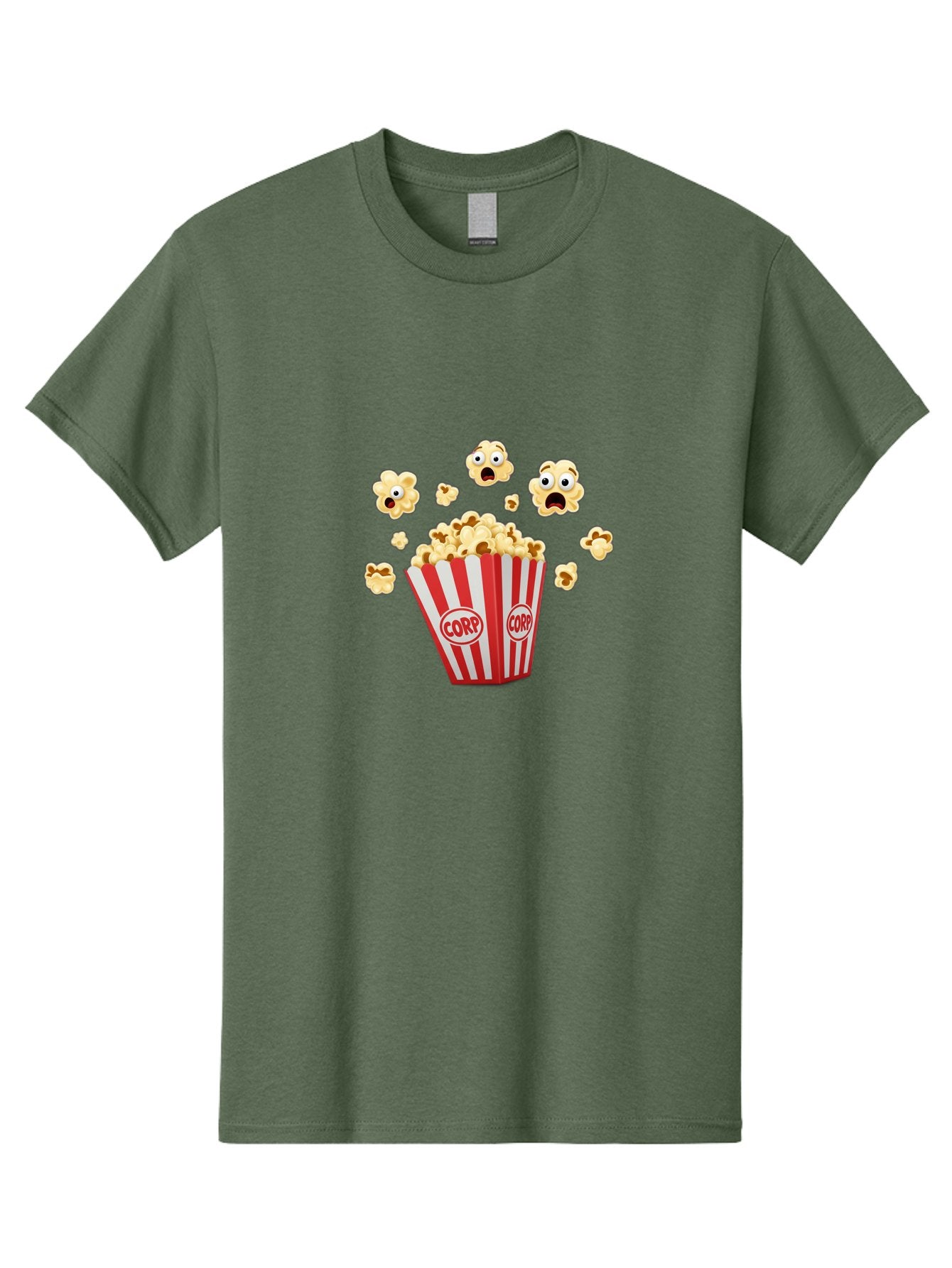 Corp-Popcorn Men'S Graphic Tee, 100% Cotton, Comfortable Casual Summer Wear, Machine Washable, Vintage Camera, Old Camera, Antique Camera, Black Camera, Classic Photography, Photography Equipment, Nostalgic Device, Film Camera, Camera Art Bam111