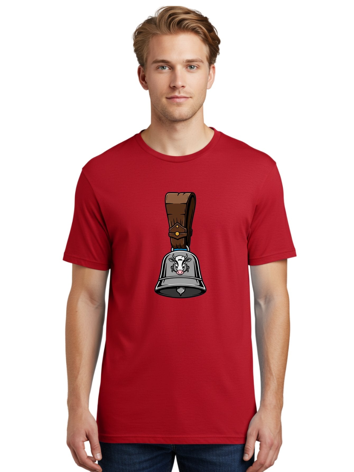 Cow-Bell Men'S Graphic Tee, 100% Cotton, Comfortable Casual Summer Wear, Machine Washable, Vintage Camera, Old Camera, Antique Camera, Black Camera, Classic Photography, Photography Equipment, Nostalgic Device, Film Camera, Camera Art Bam115 30