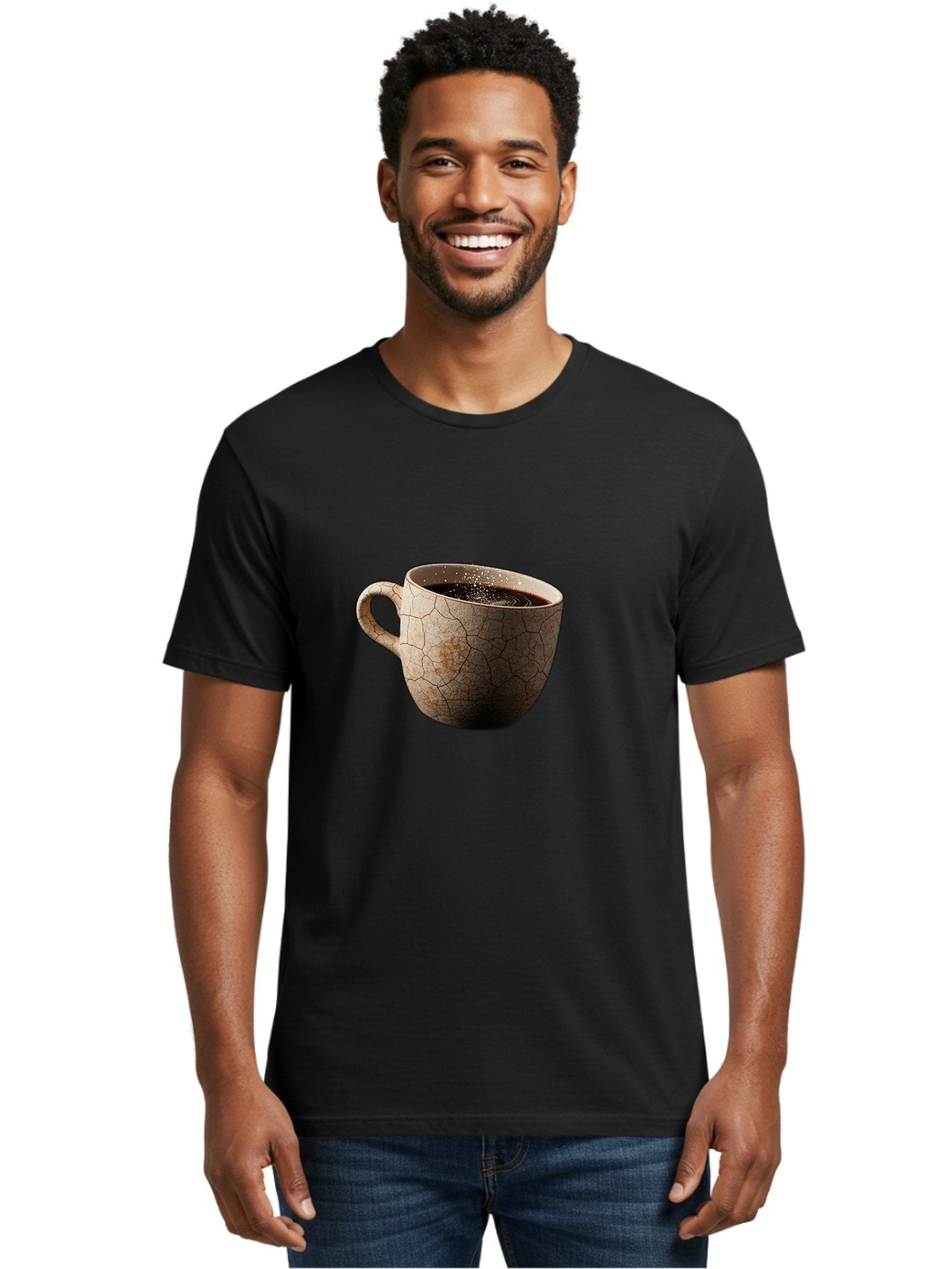 Cracked-Coffee-Mug Men'S Graphic Tee, 100% Cotton, Comfortable Casual Summer Wear, Machine Washable, Vintage Camera, Old Camera, Antique Camera, Black Camera, Classic Photography, Photography Equipment, Nostalgic Device, Film Camera, Bam121 27