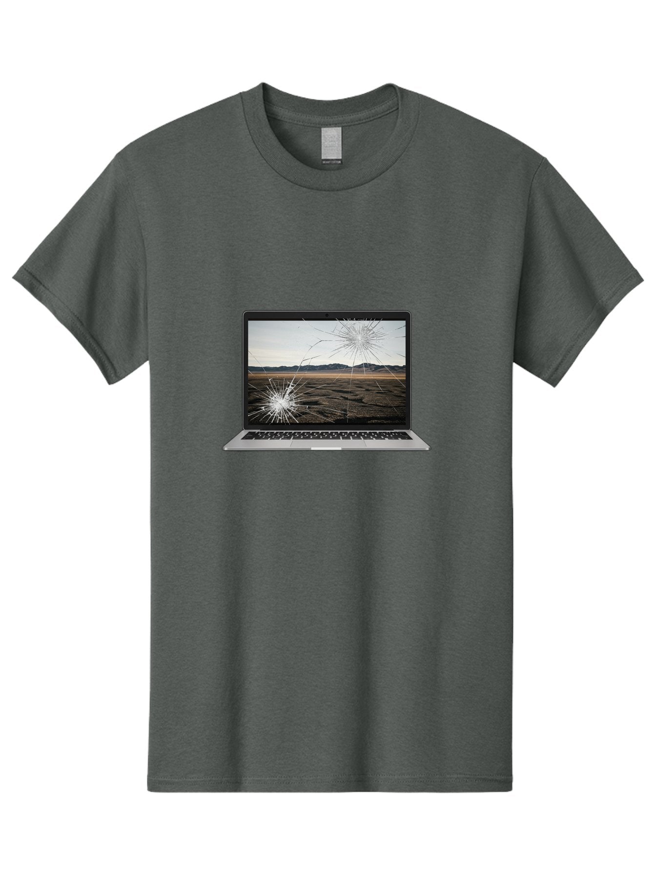 Cracked-Laptop-Screen Men'S Graphic Tee, 100% Cotton, Comfortable Casual Summer Wear, Machine Washable, Vintage Camera, Old Camera, Antique Camera, Black Camera, Classic Photography, Photography Equipment, Nostalgic Device, Film Camera, Bam122 9