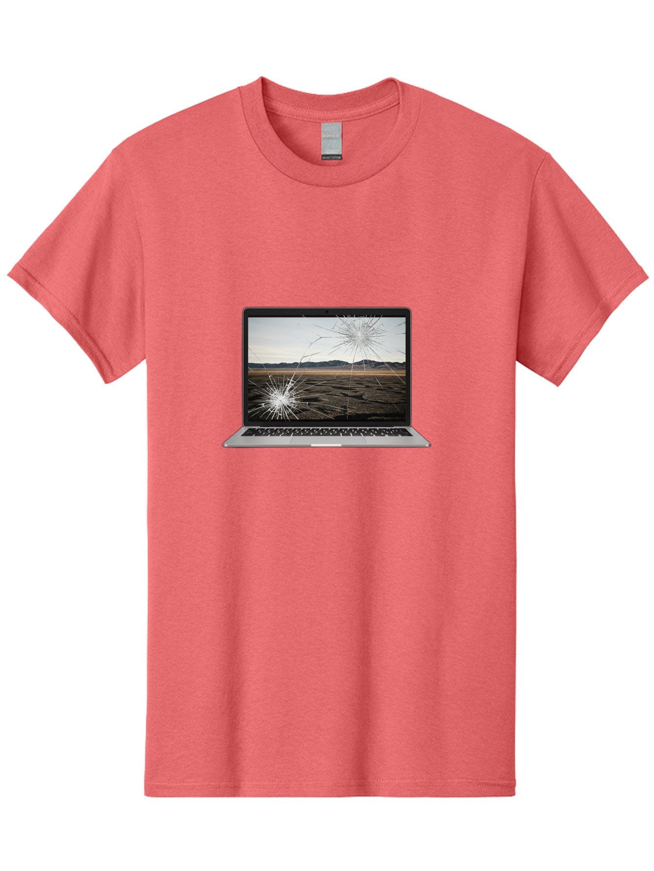 Cracked-Laptop-Screen Men'S Graphic Tee, 100% Cotton, Comfortable Casual Summer Wear, Machine Washable, Vintage Camera, Old Camera, Antique Camera, Black Camera, Classic Photography, Photography Equipment, Nostalgic Device, Film Camera, Bam122 4