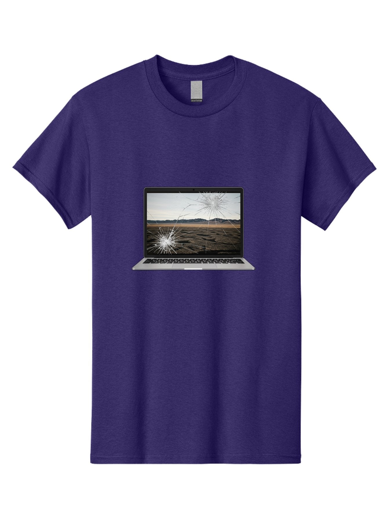 Cracked-Laptop-Screen Men'S Graphic Tee, 100% Cotton, Comfortable Casual Summer Wear, Machine Washable, Vintage Camera, Old Camera, Antique Camera, Black Camera, Classic Photography, Photography Equipment, Nostalgic Device, Film Camera, Bam122