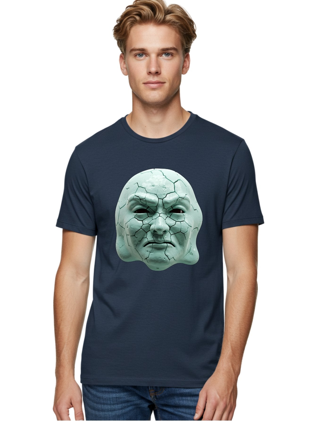 Cracked-Mask Men'S Graphic Tee, 100% Cotton, Comfortable Casual Summer Wear, Machine Washable, Vintage Camera, Old Camera, Antique Camera, Black Camera, Classic Photography, Photography Equipment, Nostalgic Device, Film Camera, Camera Art Bam123 25