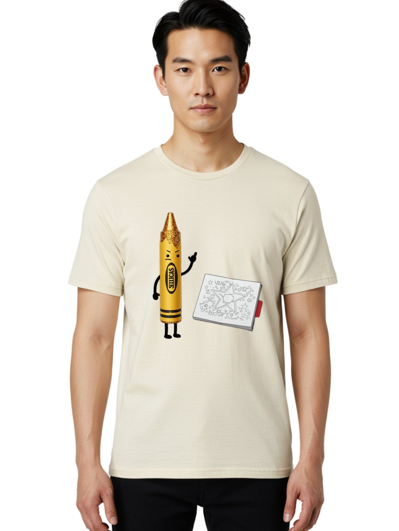 Crayon-Character Men'S Graphic Tee, 100% Cotton, Comfortable Casual Summer Wear, Machine Washable, Vintage Camera, Old Camera, Antique Camera, Black Camera, Classic Photography, Photography Equipment, Nostalgic Device, Film Camera, Camera Art Bam129 19